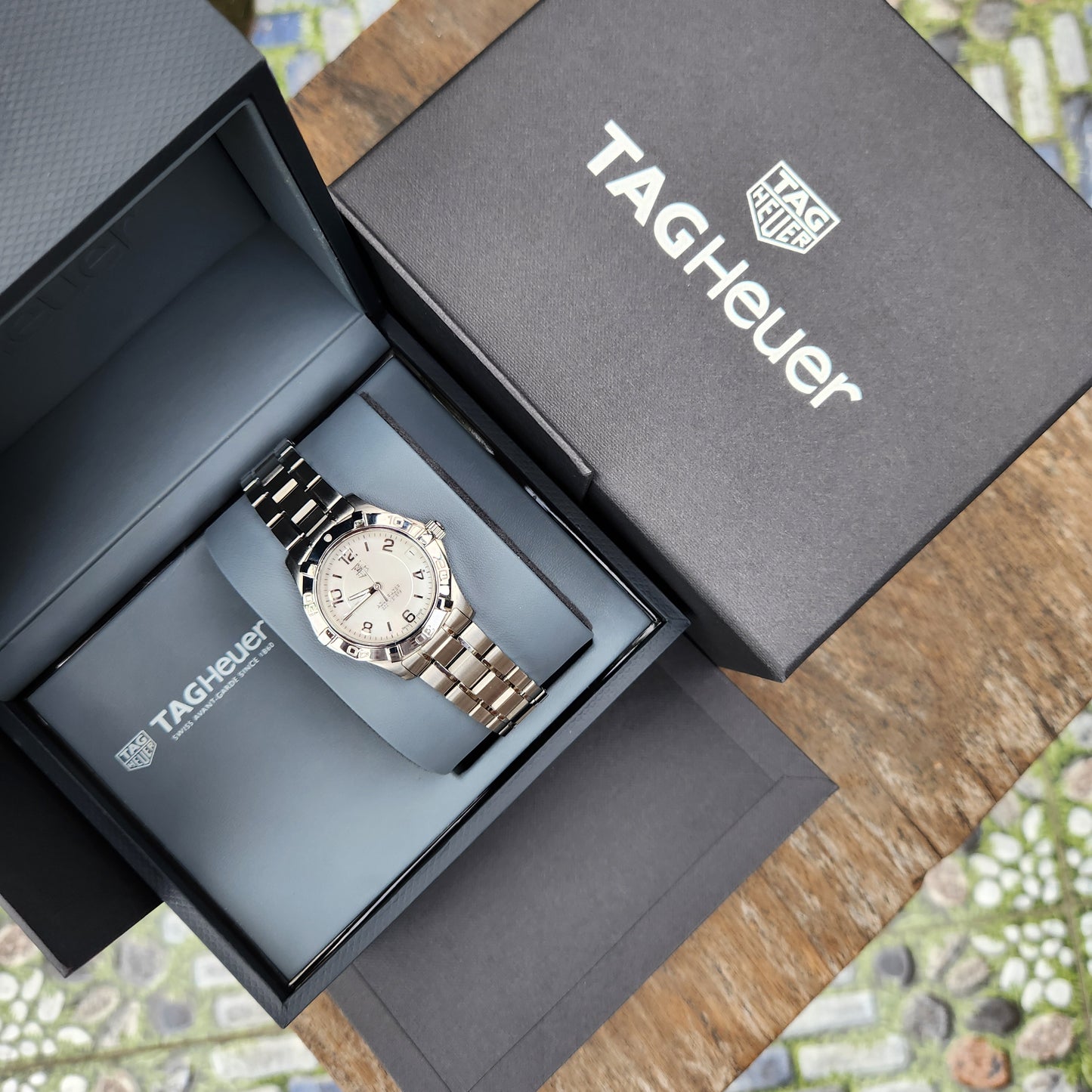 Tag Heuer Ladies Aquaracer Mother of Pearl White Dial 33mm