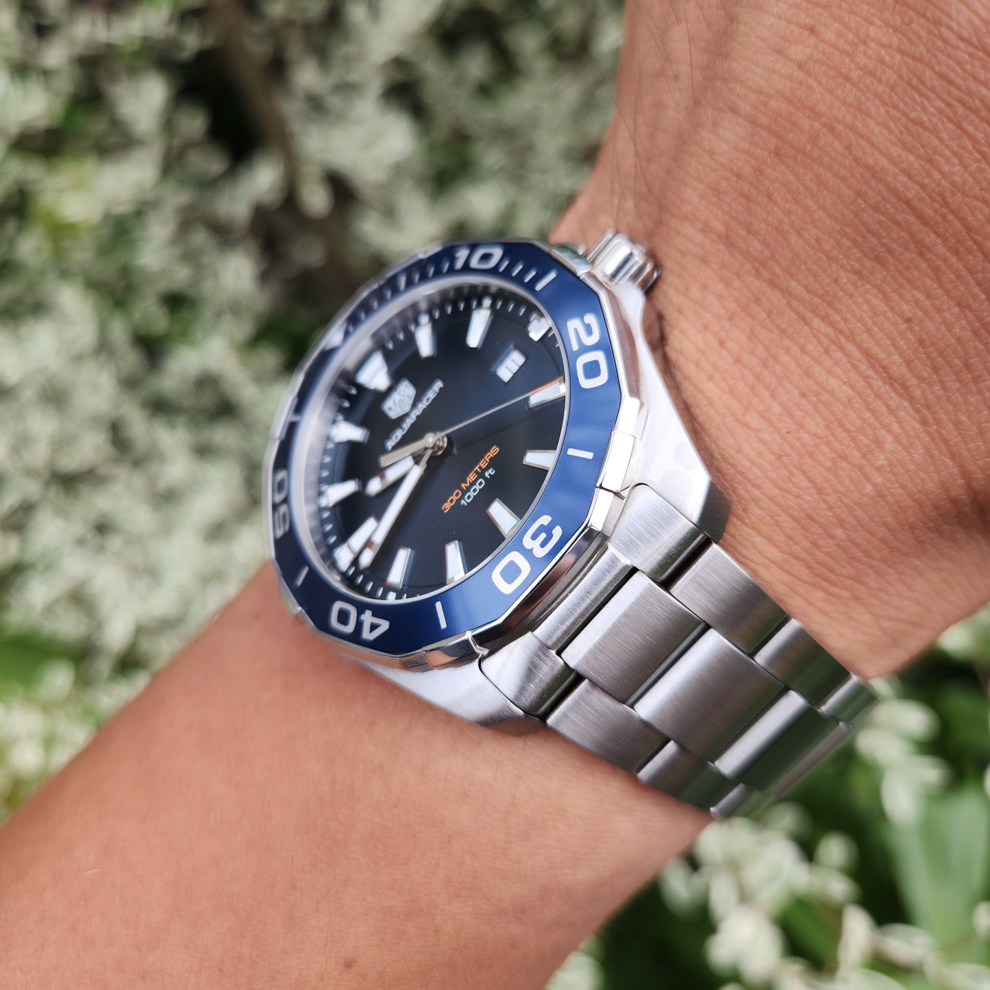 Tag Heuer Aquaracer Blue Dial 43mm - Complete Set