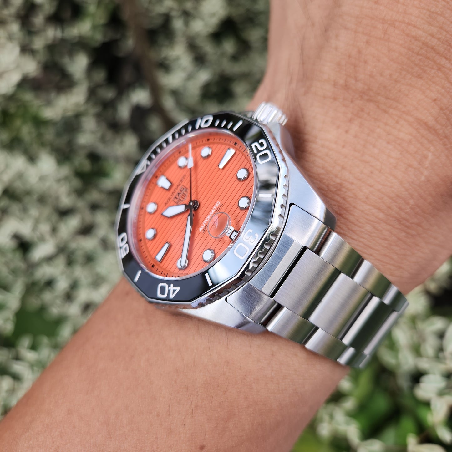 Tag Heuer Aquaracer Professional 300 Orange Diver Calibre 5 Ceramic Bezel 43mm - Complete Set