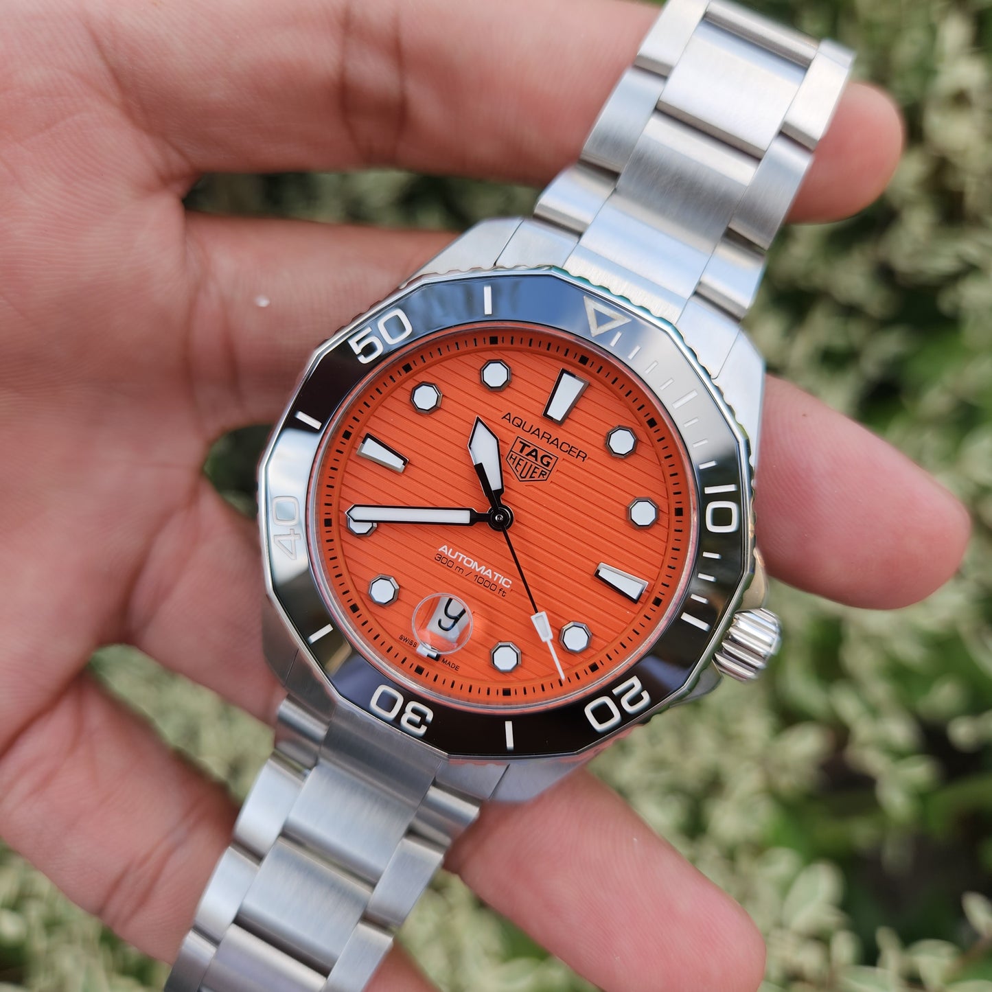 Tag Heuer Aquaracer Professional 300 Orange Diver Calibre 5 Ceramic Bezel 43mm - Complete Set