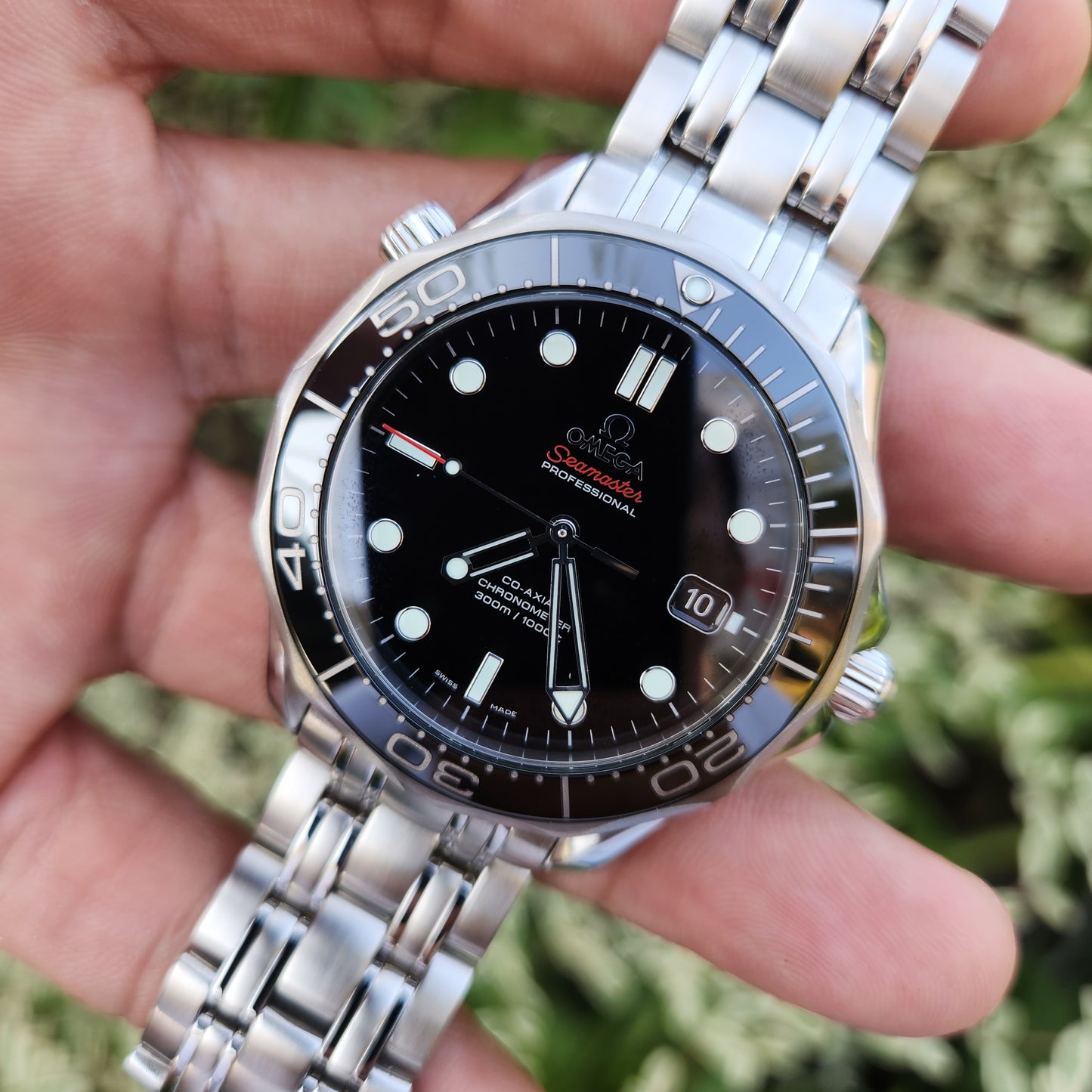 Omega Seamaster Diver 300M Co-Axial Ceramic Black Dial - Complete Set