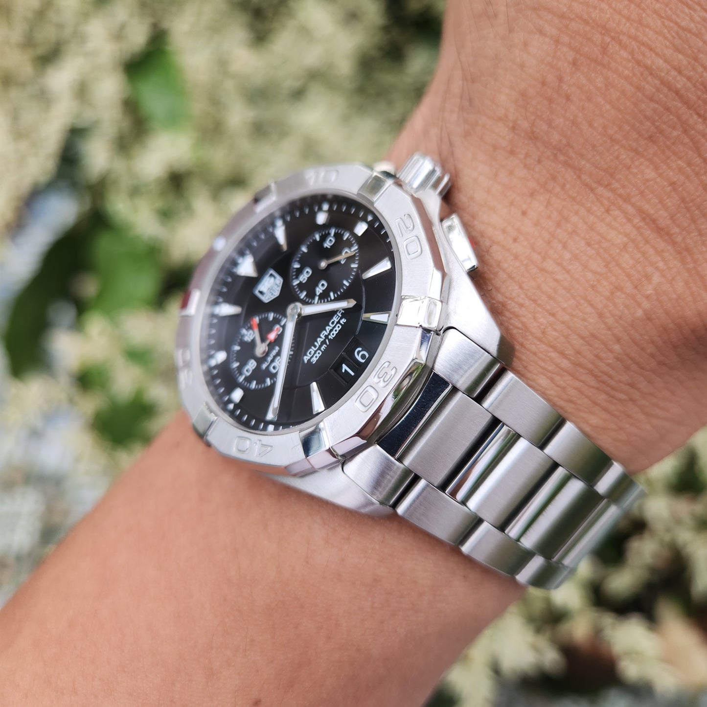 Tag Heuer Aquaracer Alarm Black Dial 41mm