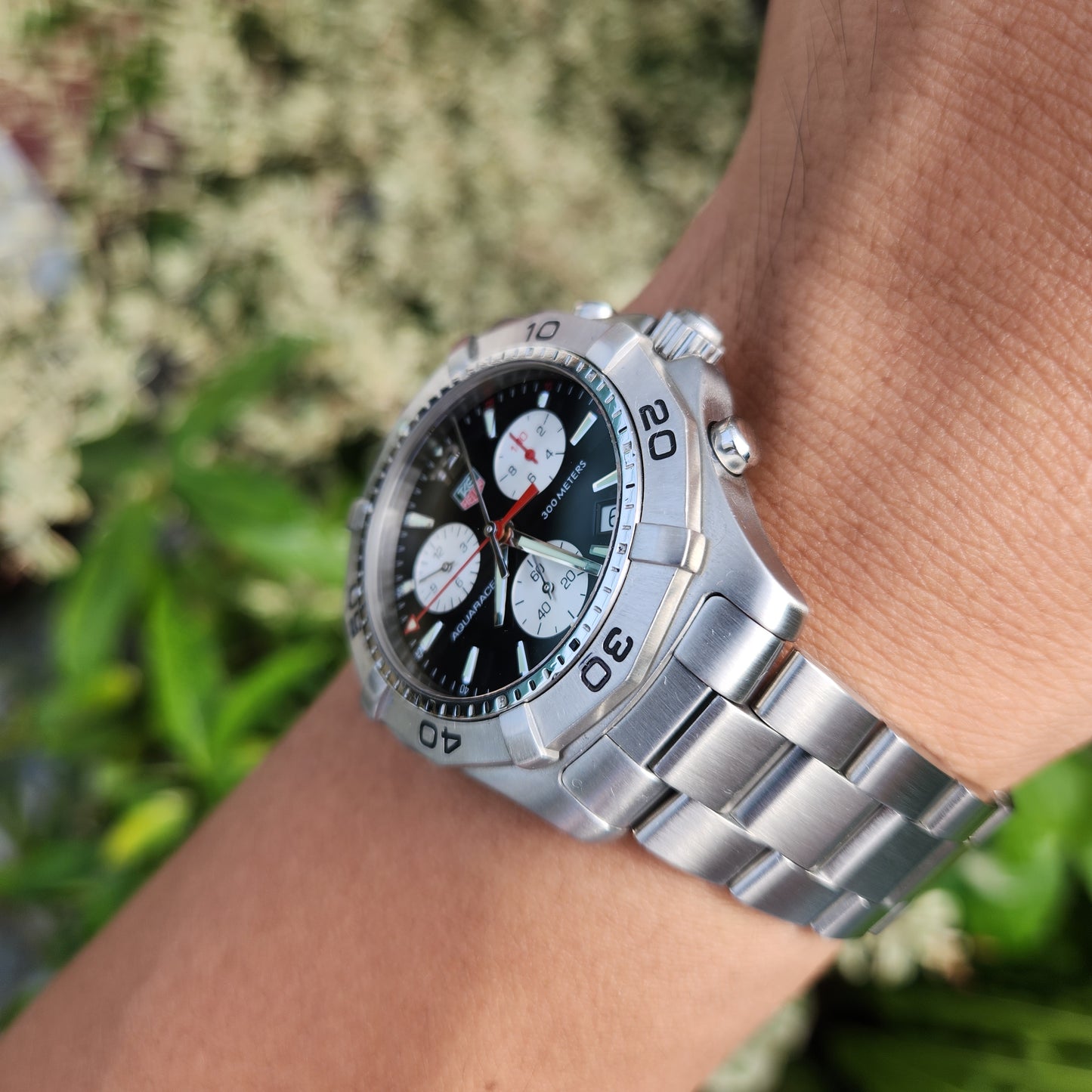 Tag Heuer Aquaracer Chronograph Black Dial 41mm