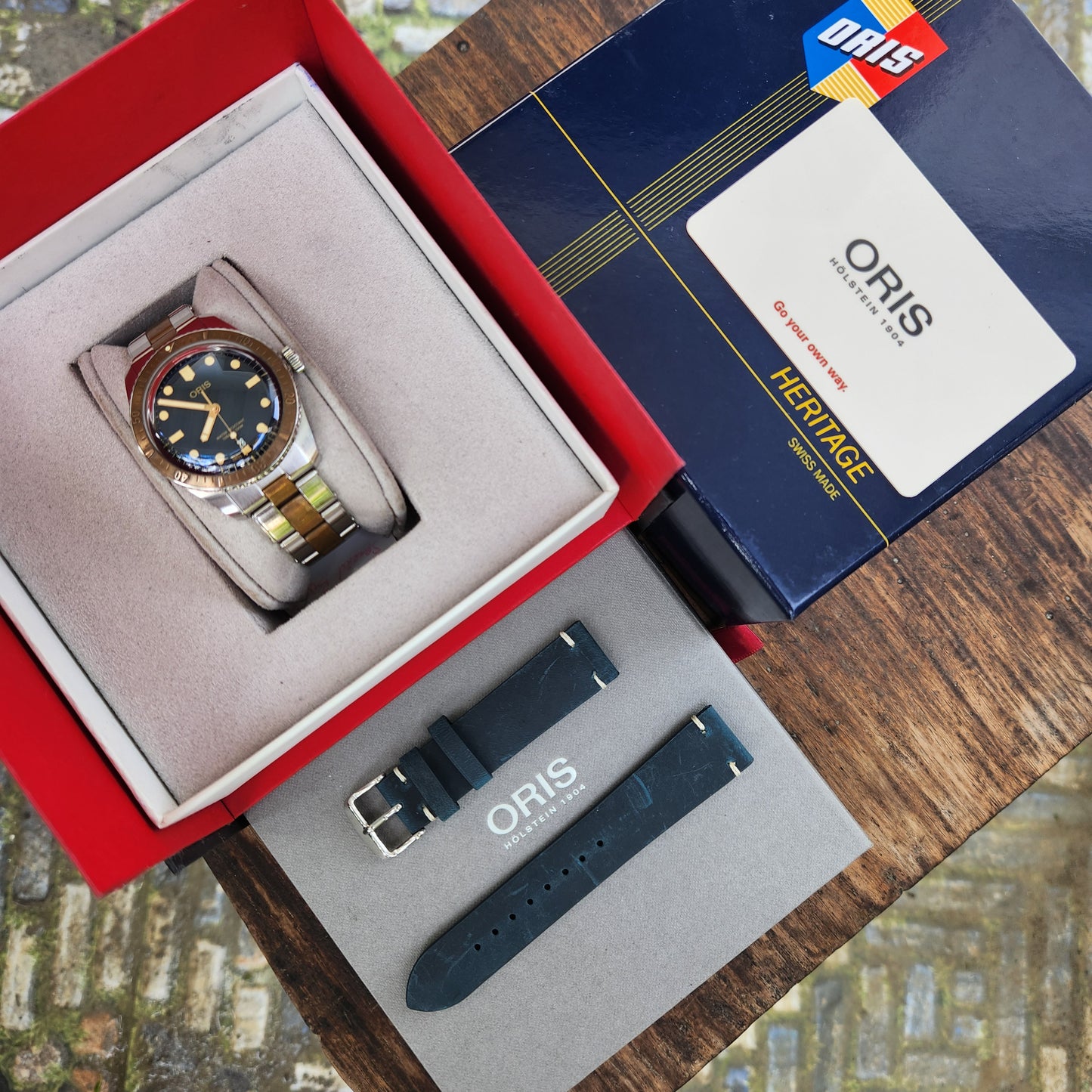 Oris Divers Sixty Five Bronze 'BiCo' 40mm - Complete Set