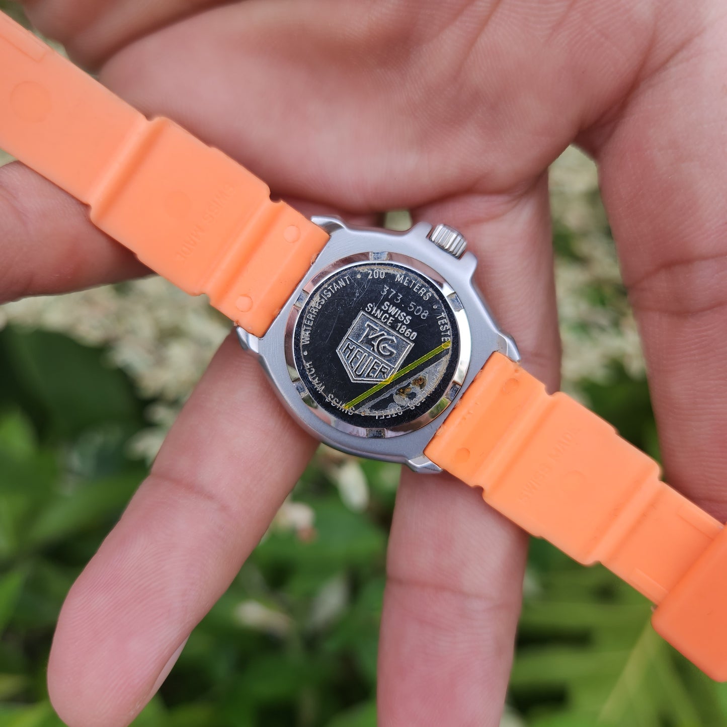 Tag Heuer Ladies F1 Classic 28mm - White and Orange Accent Dial