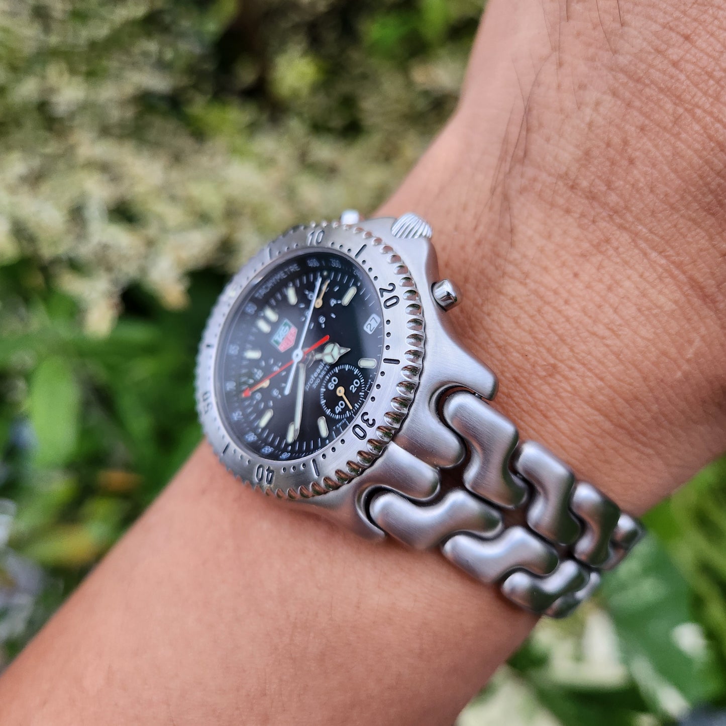 Tag Heuer S/EL Chronograph Black Dial 39mm