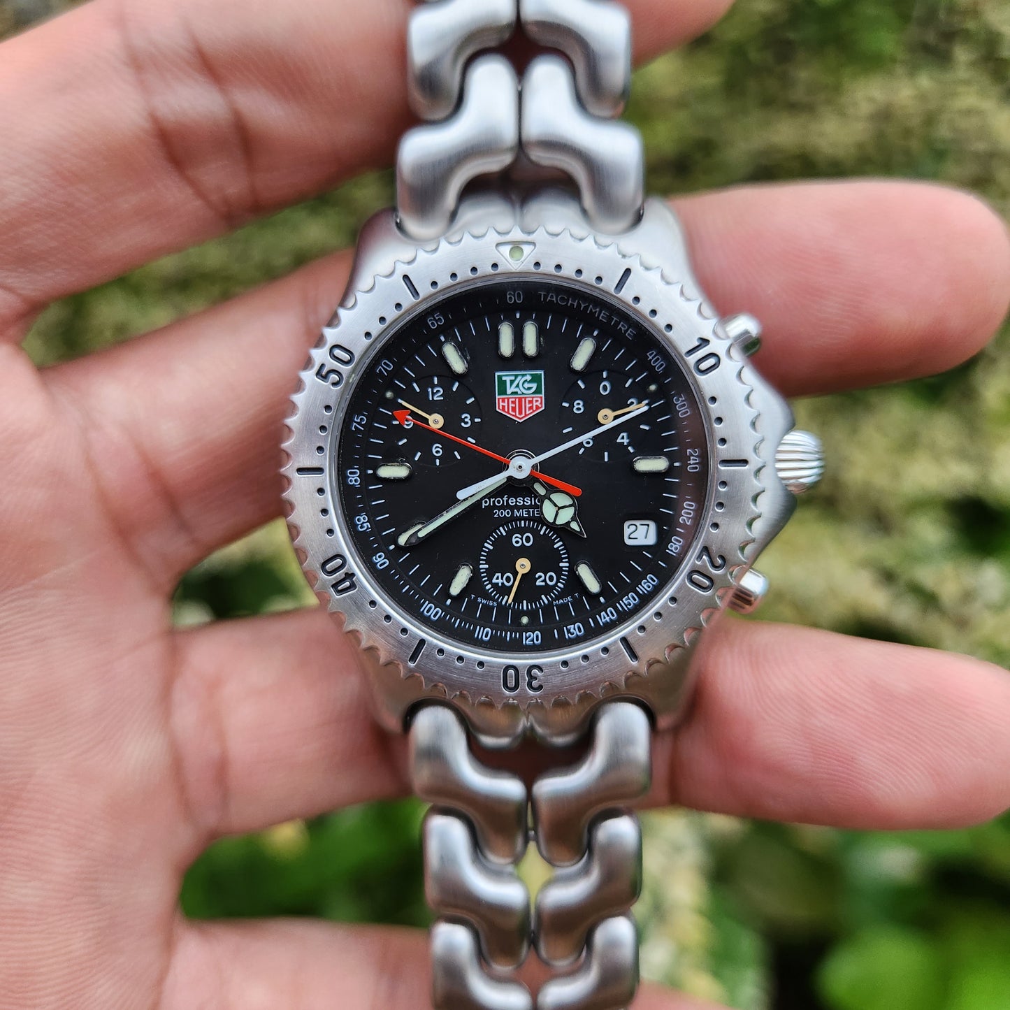 Tag Heuer S/EL Chronograph Black Dial 39mm