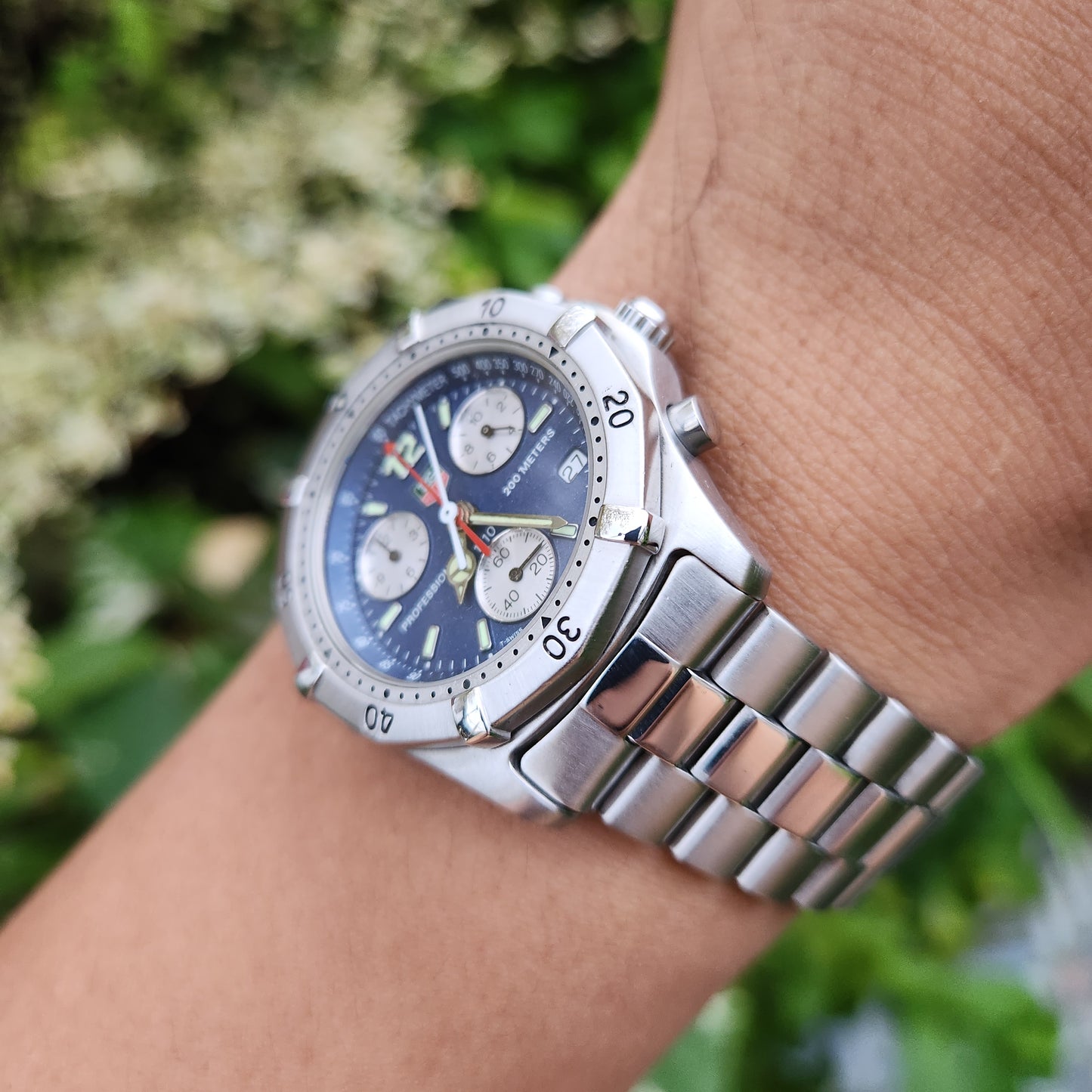 Tag Heuer Professional Chronograph 38mm Blue Dial