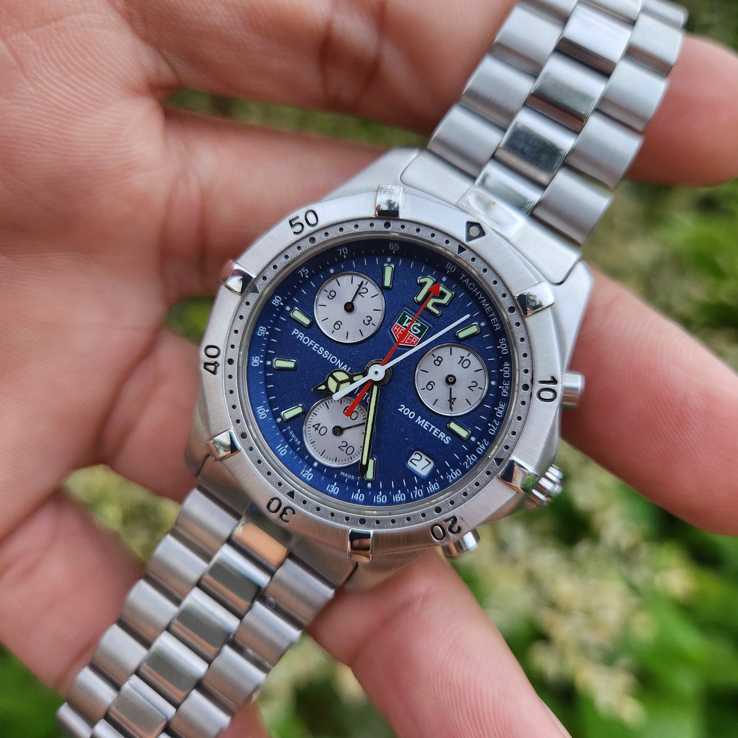 Tag Heuer Professional Chronograph 38mm Blue Dial