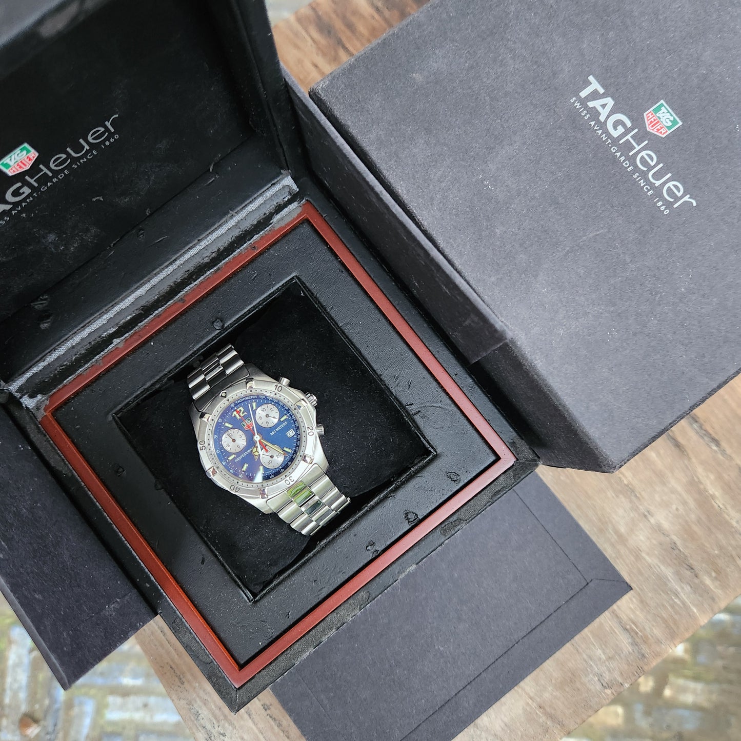 Tag Heuer Professional Chronograph 38mm Blue Dial