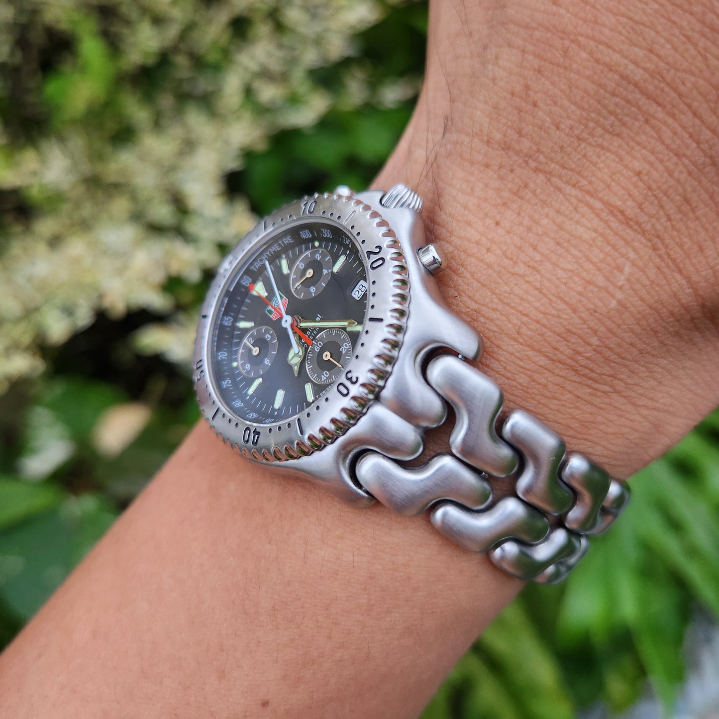Tag Heuer S/EL Chronograph Black Dial 39mm