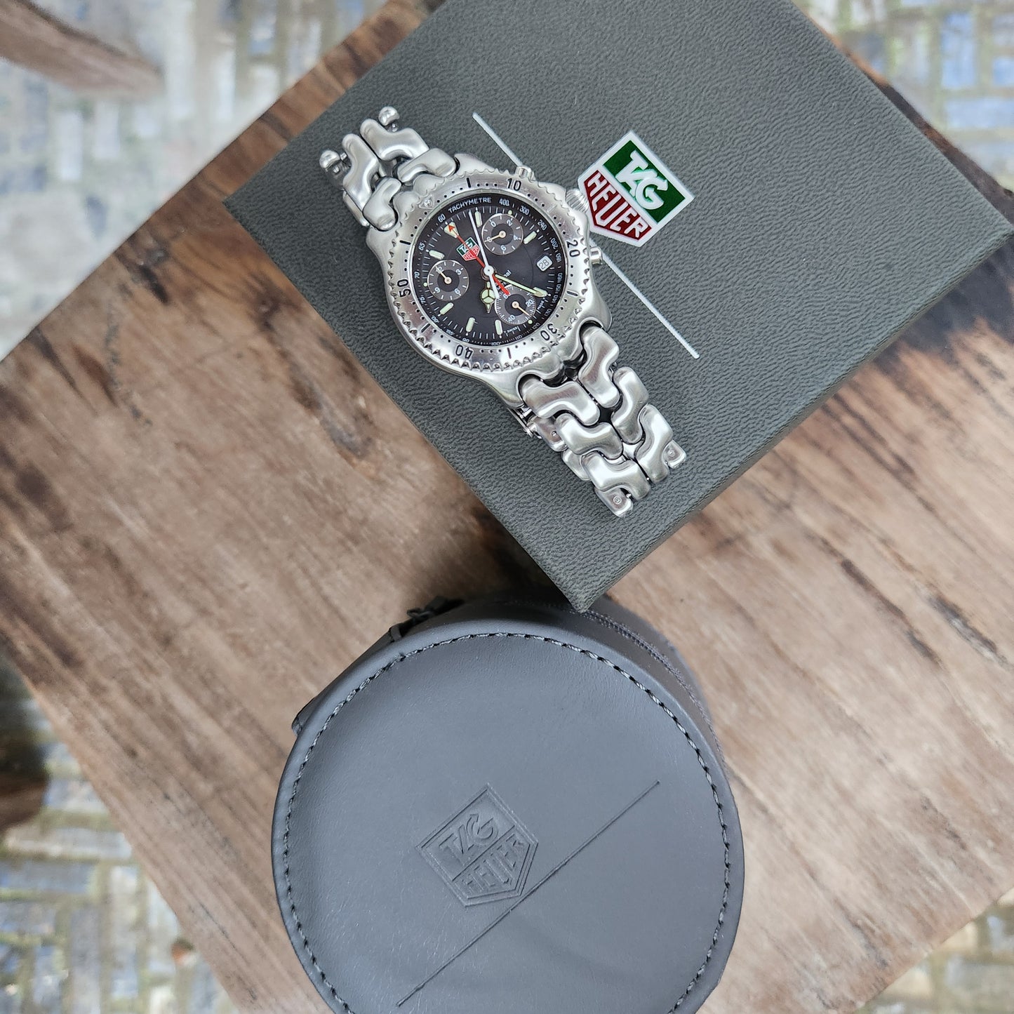 Tag Heuer S/EL Chronograph Black Dial 39mm