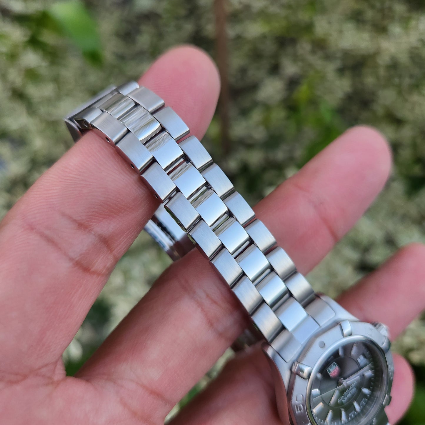 Tag Heuer Ladies Aquaracer Grey Sunburst Dial 27mm