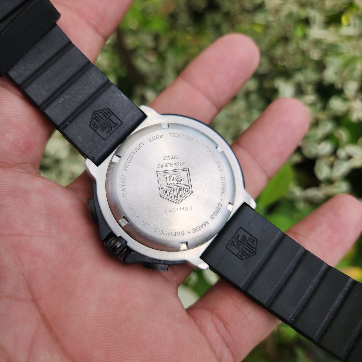 Tag Heuer F1 Chronograph 40mm Black Dial - (Rubber Strap)