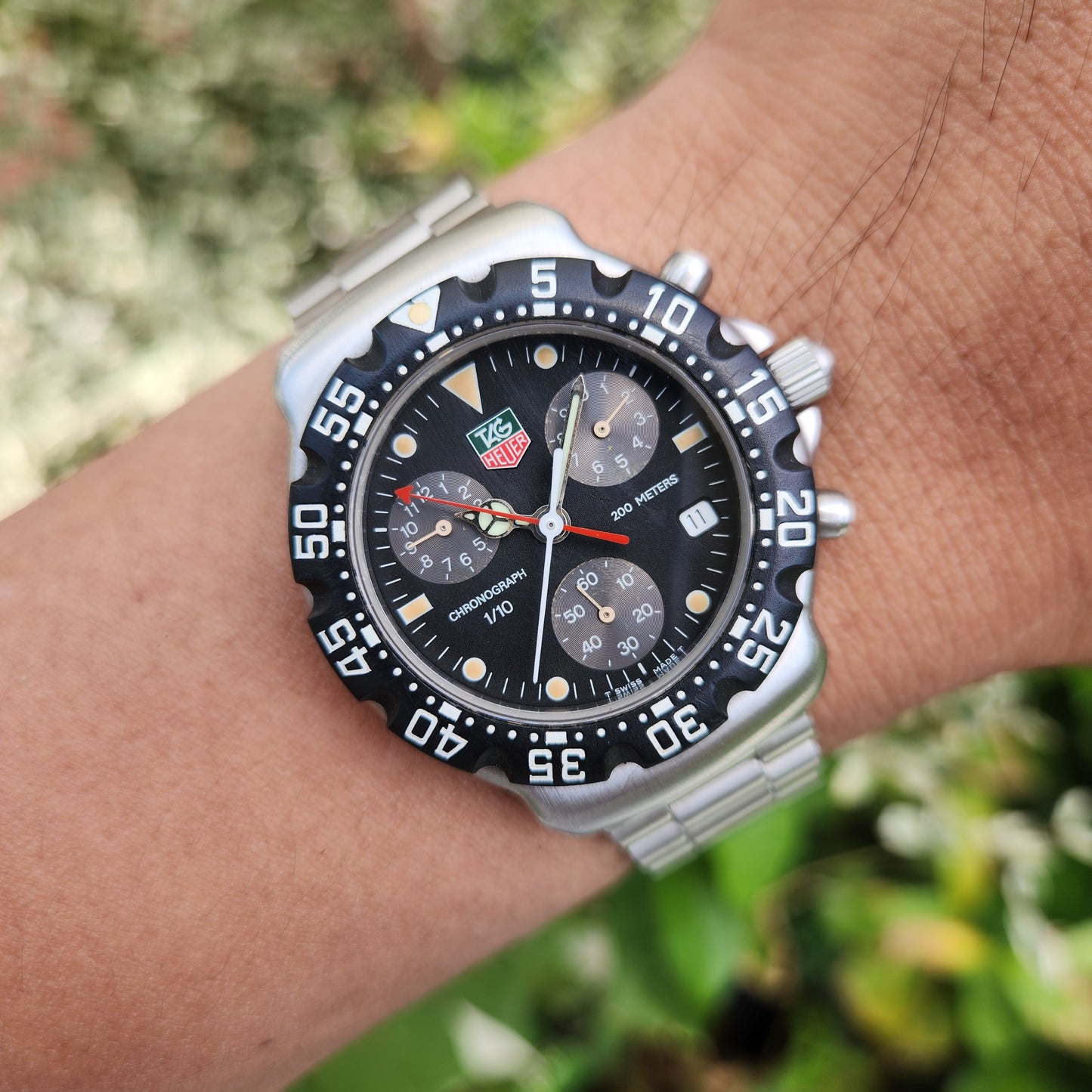 Tag Heuer F1 Chronograph Black Dial 38mm