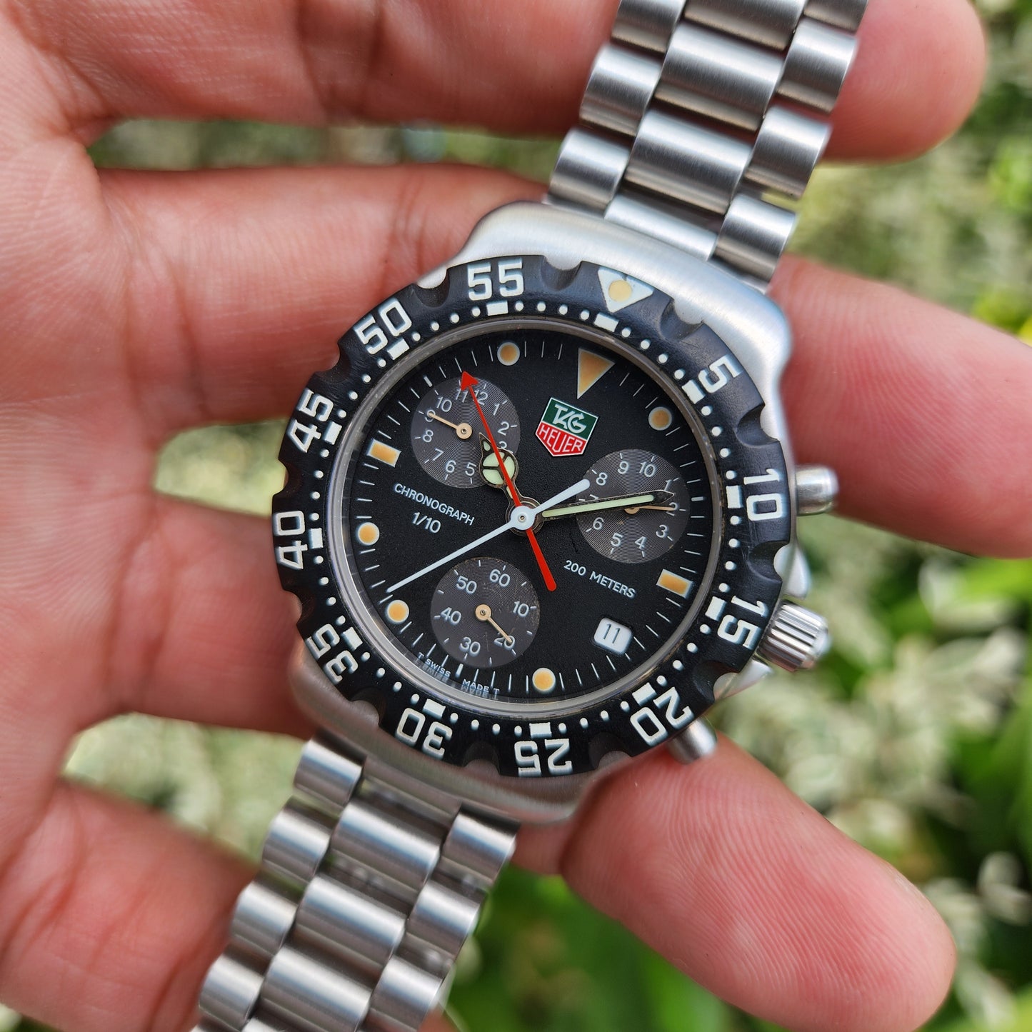Tag Heuer F1 Chronograph Black Dial 38mm