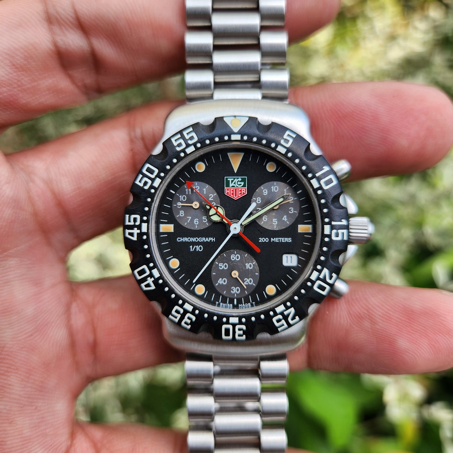 Tag Heuer F1 Chronograph Black Dial 38mm
