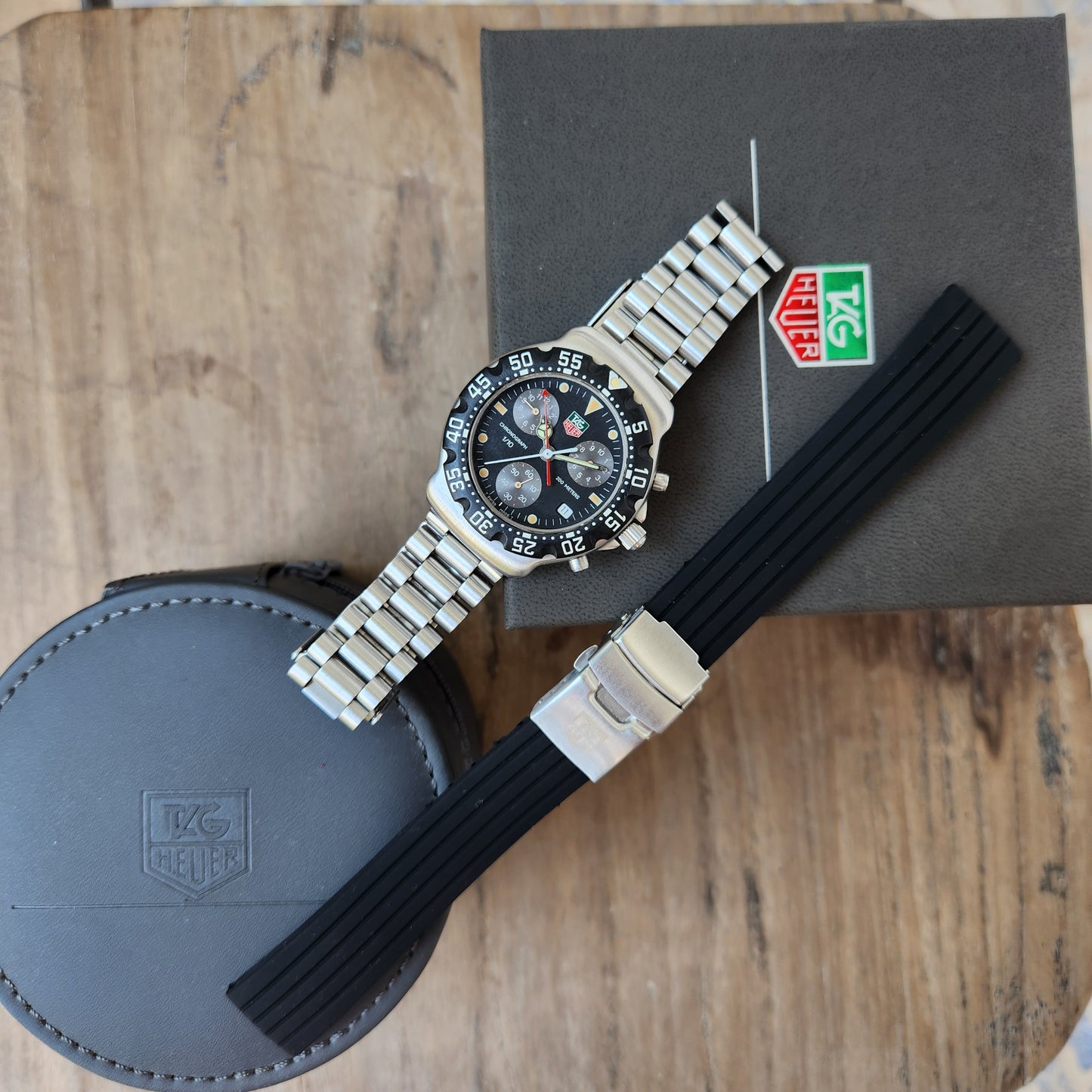 Tag Heuer F1 Chronograph Black Dial 38mm