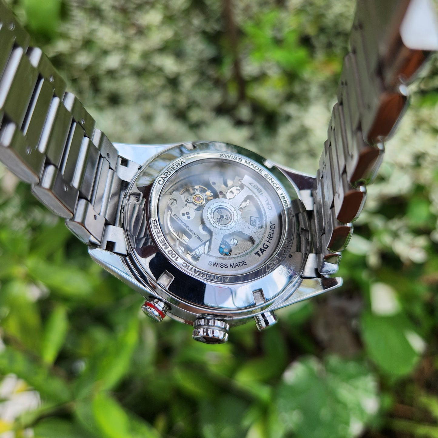 Tag Heuer Carerra Calibre 1887 Chronograph Ceramic Bezel 43mm Black Dial
