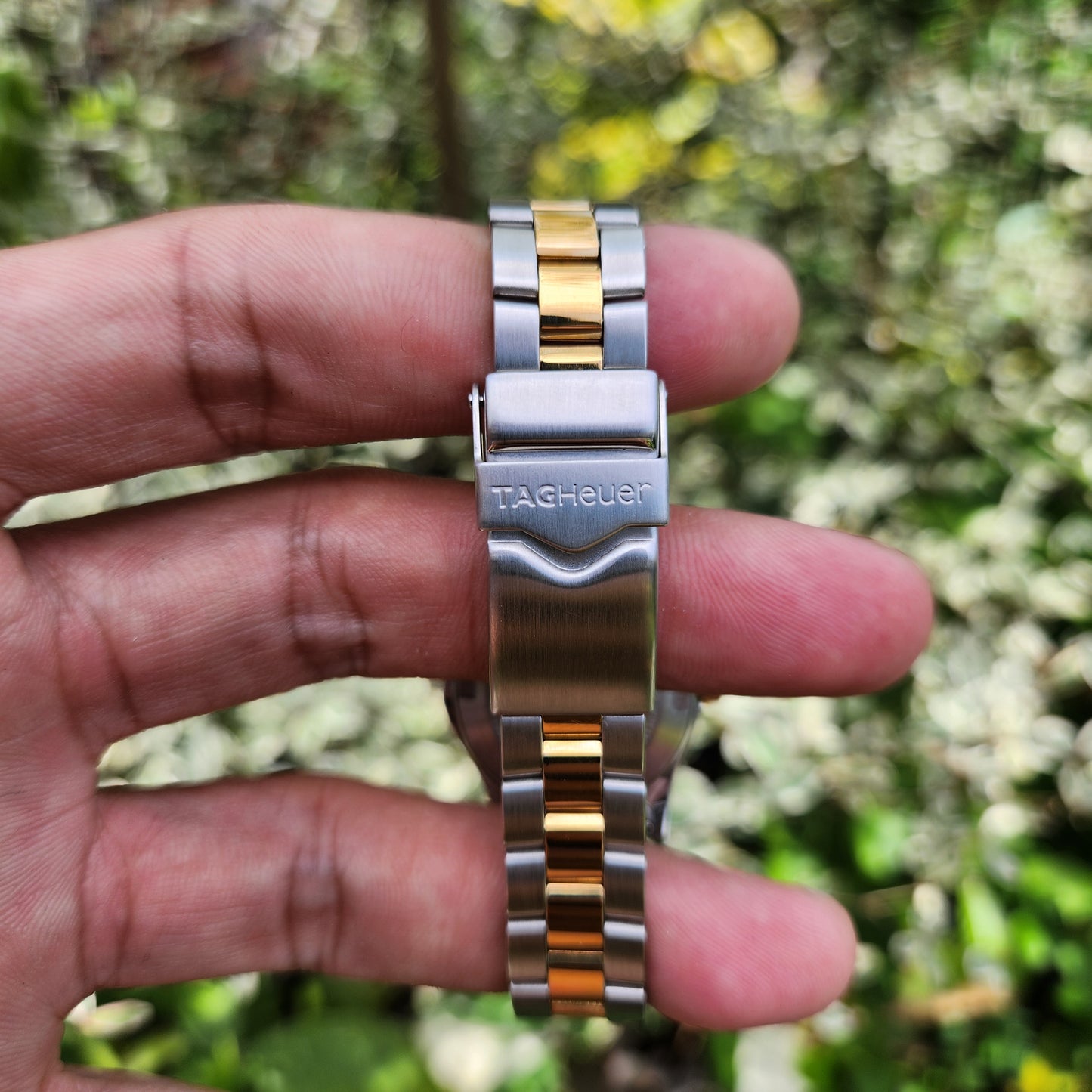 Tag Heuer Ladies Aquaracer Two-Tone Mother of Pearl White Dial 27mm