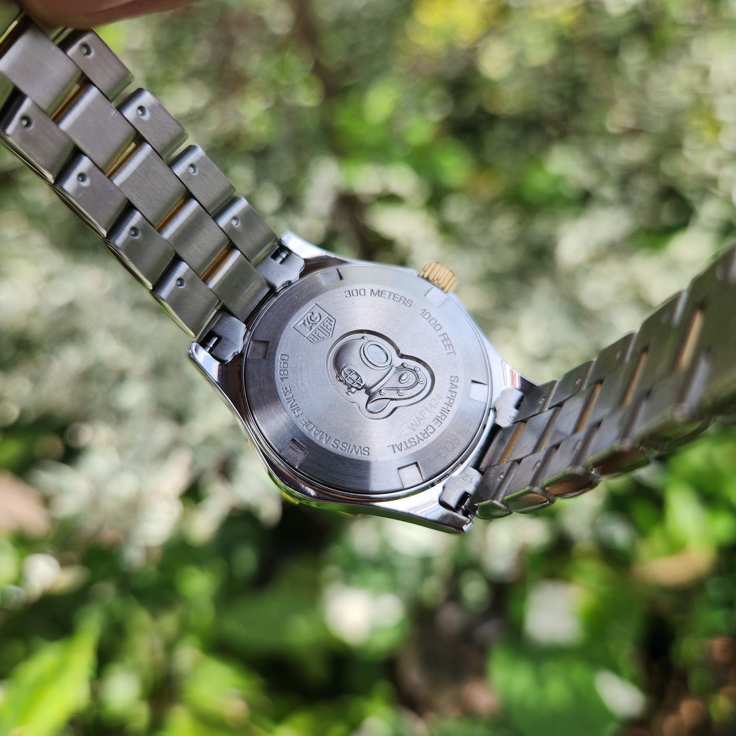 Tag Heuer Ladies Aquaracer Two-Tone Mother of Pearl White Dial 27mm