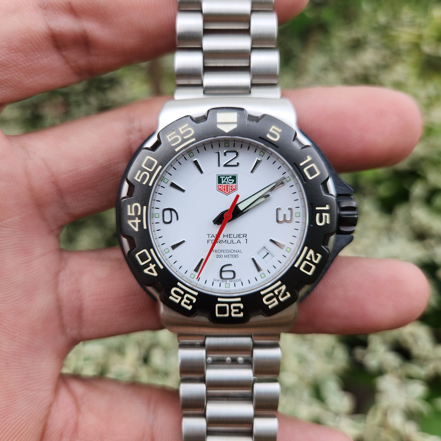 Tag Heuer F1 White Dial 40mm
