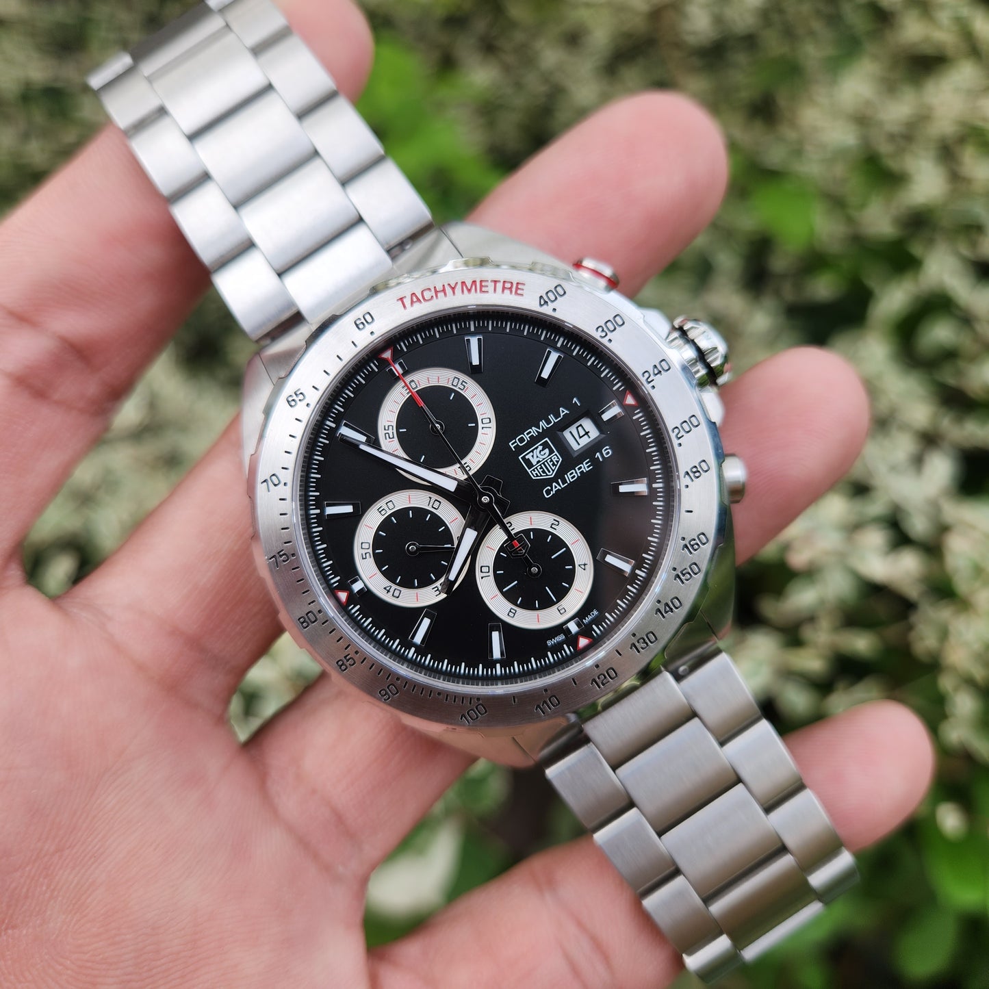 Tag Heuer F1 Chronograph Calibre 16 Black Dial 44mm