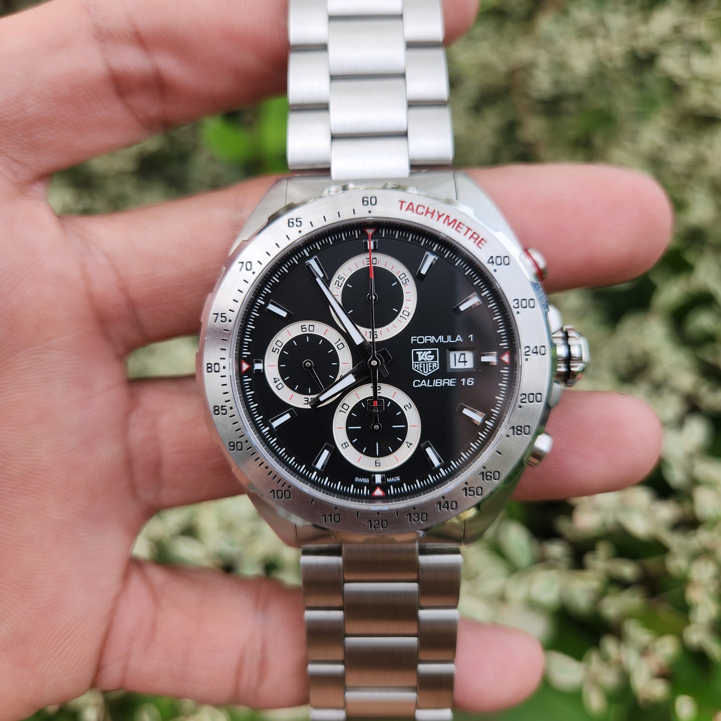 Tag Heuer F1 Chronograph Calibre 16 Black Dial 44mm