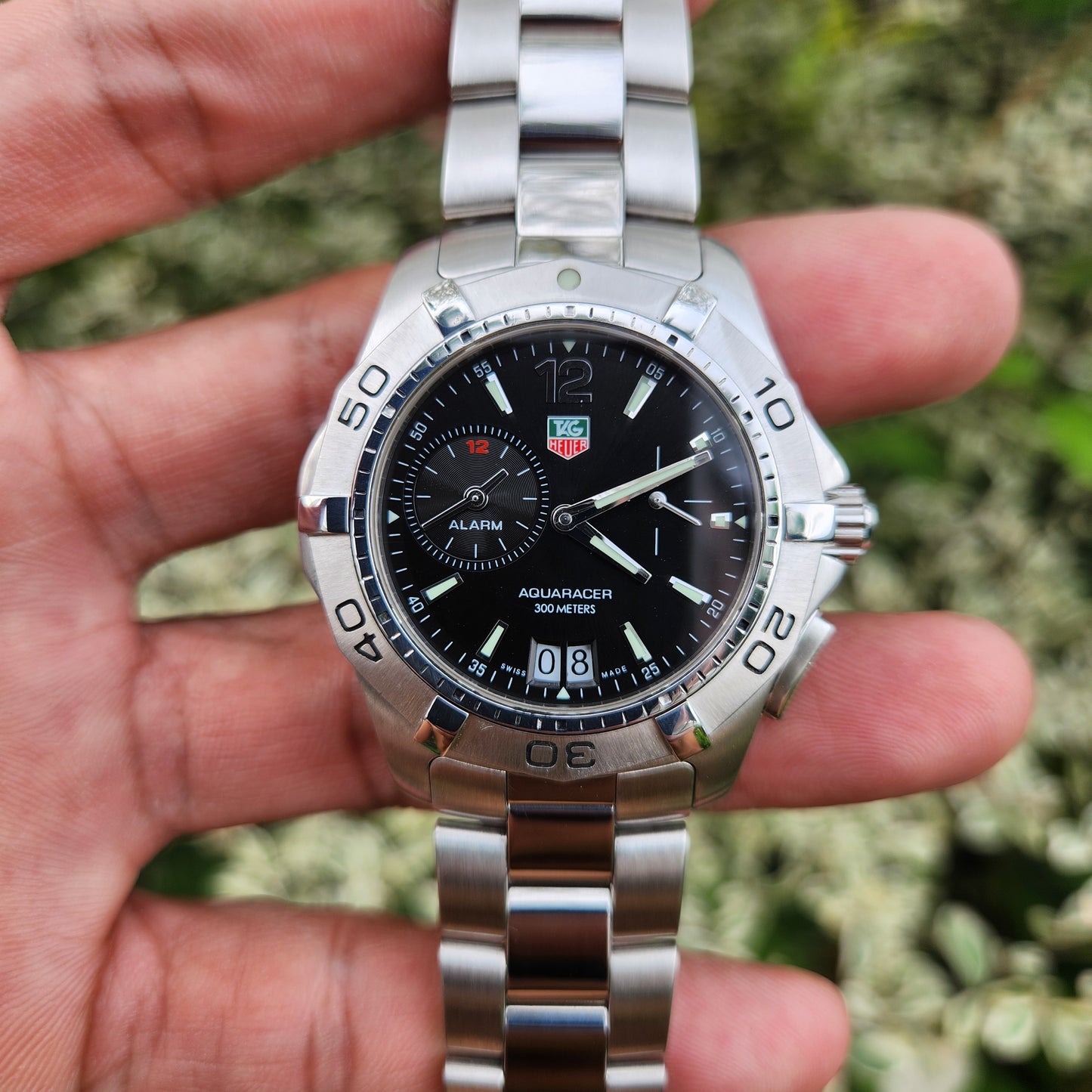 Tag Heuer Aquaracer Alarm Black Dial 39mm