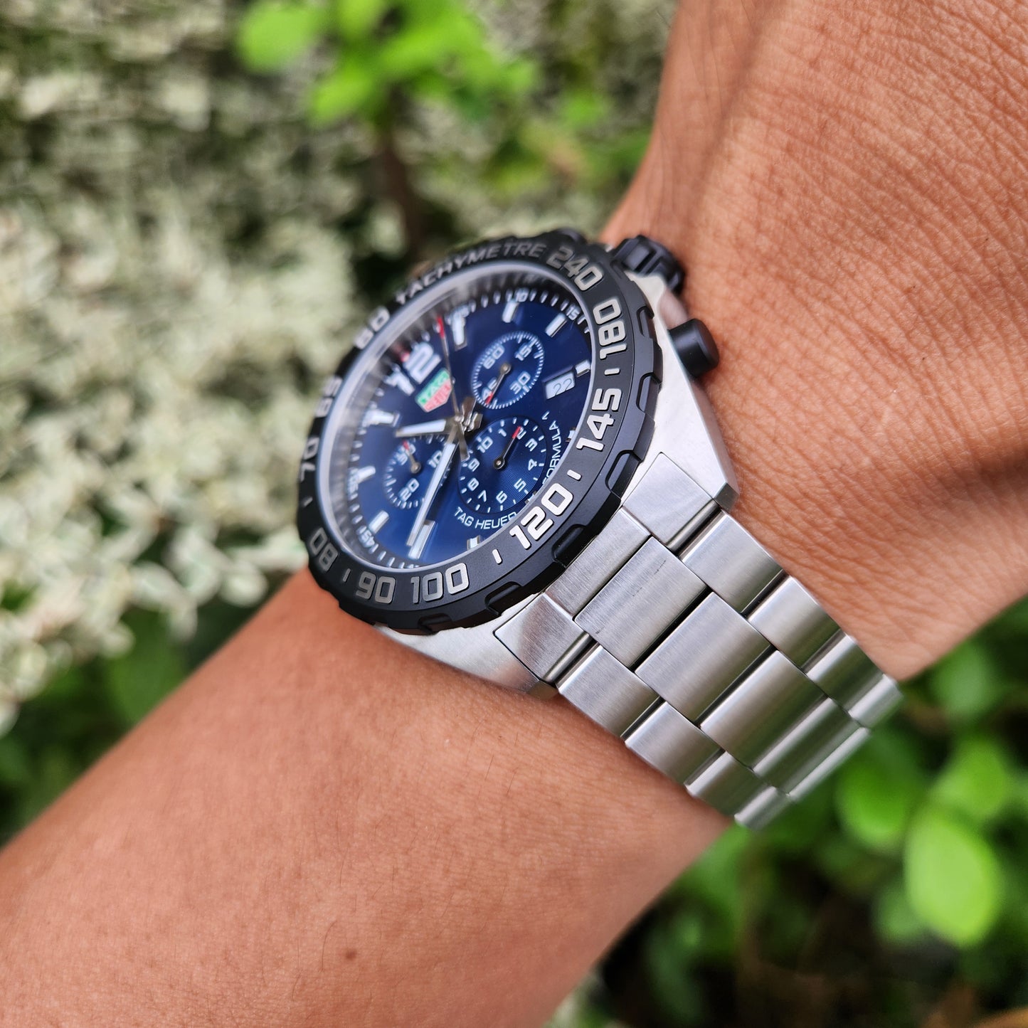 Tag Heuer F1 Chronograph Deep Blue Dial 43mm - Complete Set (Brand New - 2025 model)