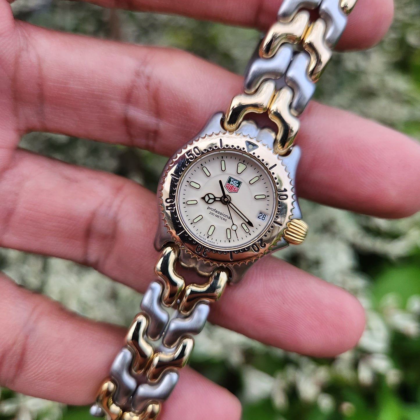 Tag Heuer Ladies Two-Tone S/EL Professional - Cream Dial