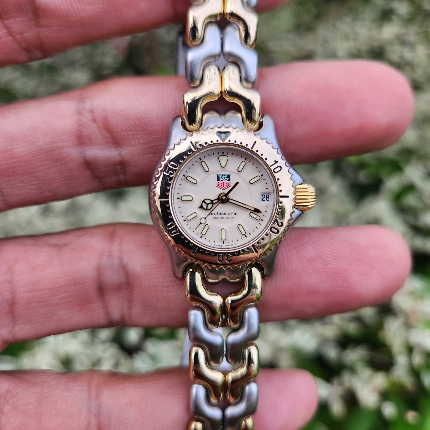 Tag Heuer Ladies Two-Tone S/EL Professional - Cream Dial