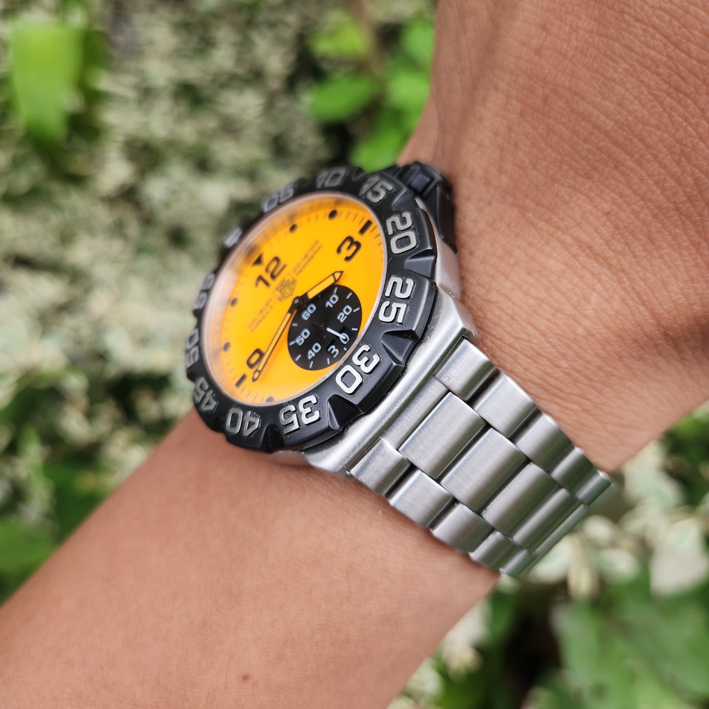 Tag Heuer F1 Grande Date Orange Full Lume Dial 44mm