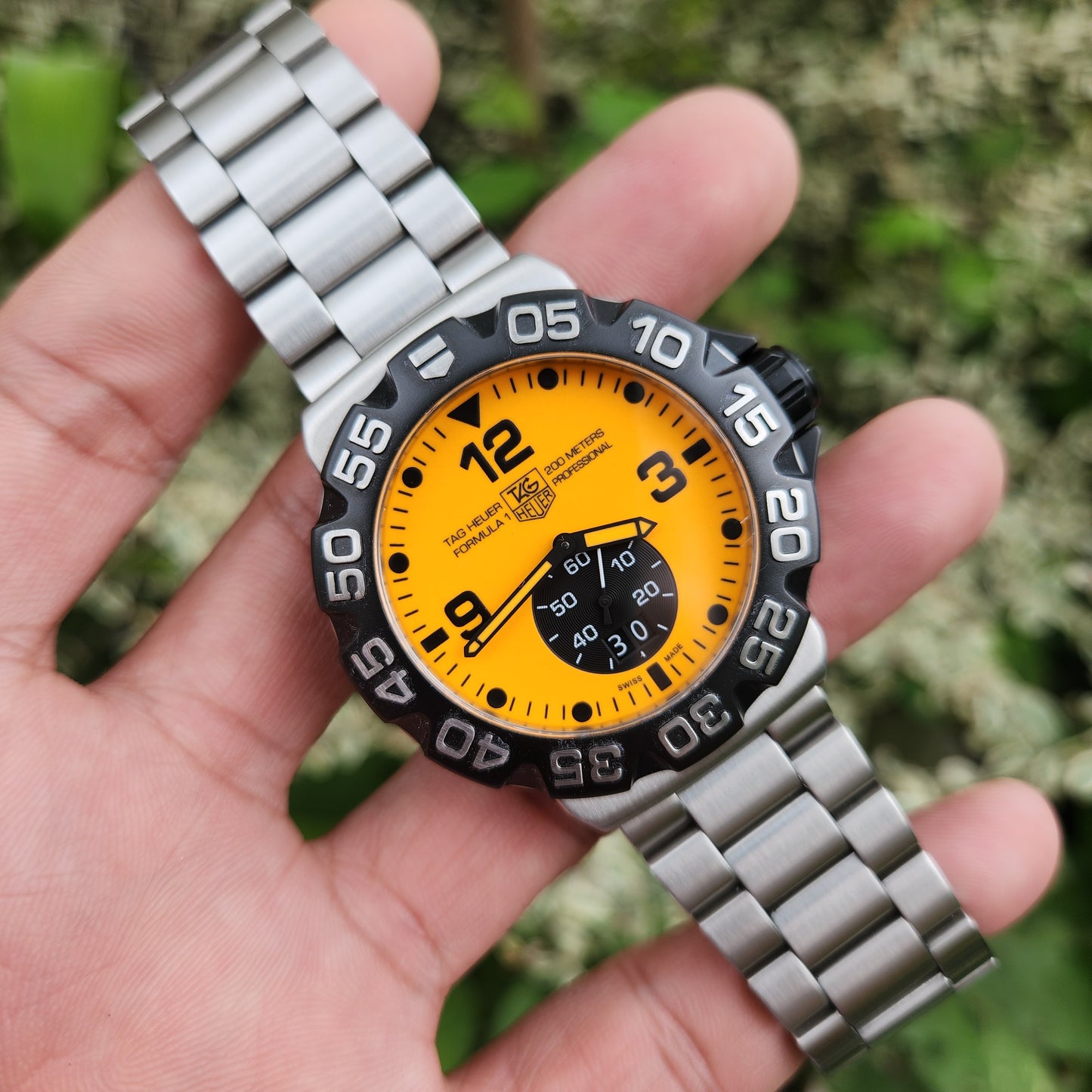 Tag Heuer F1 Grande Date Orange Full Lume Dial 44mm