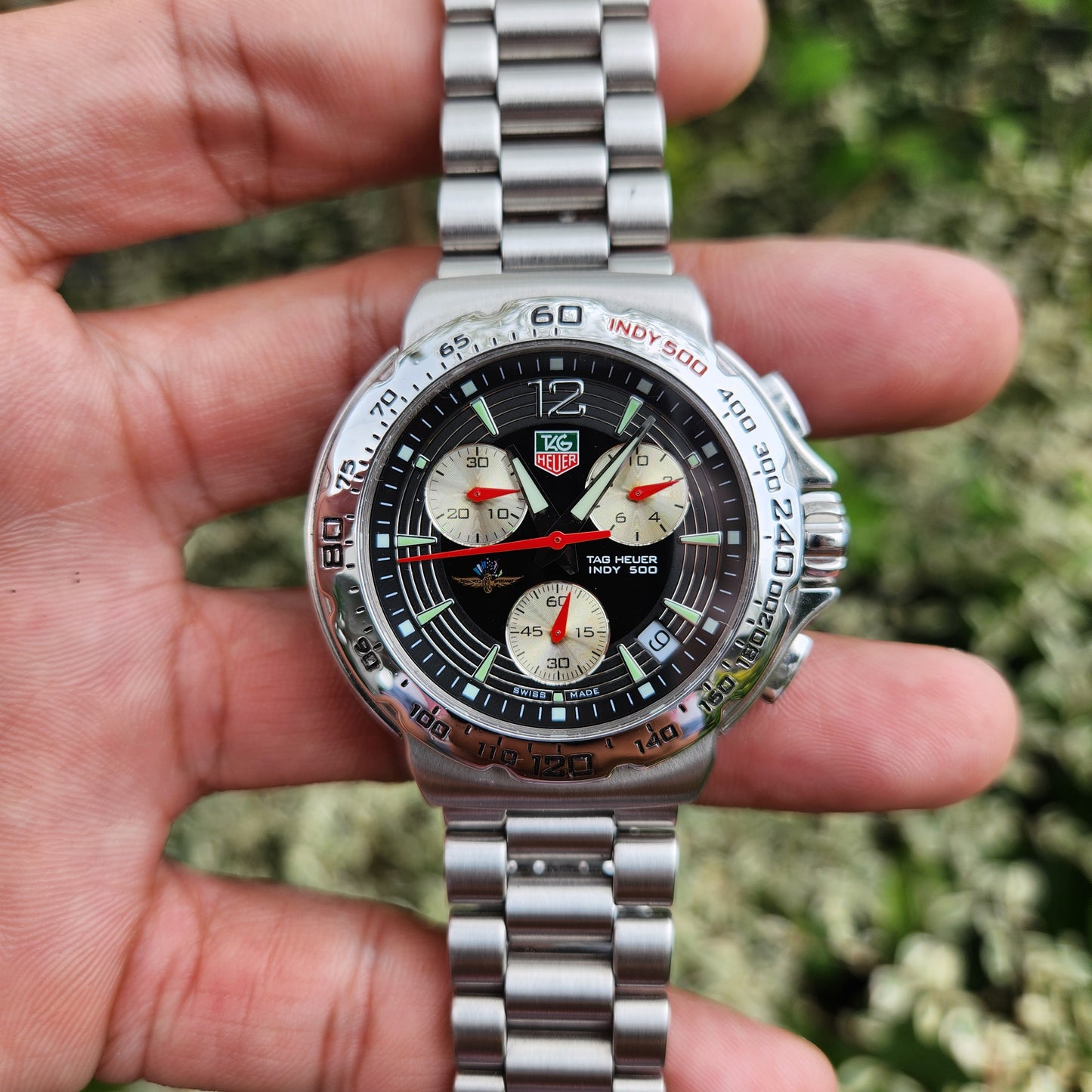 Tag Heuer F1 Chronograph Indy 500 Black Dial 40mm