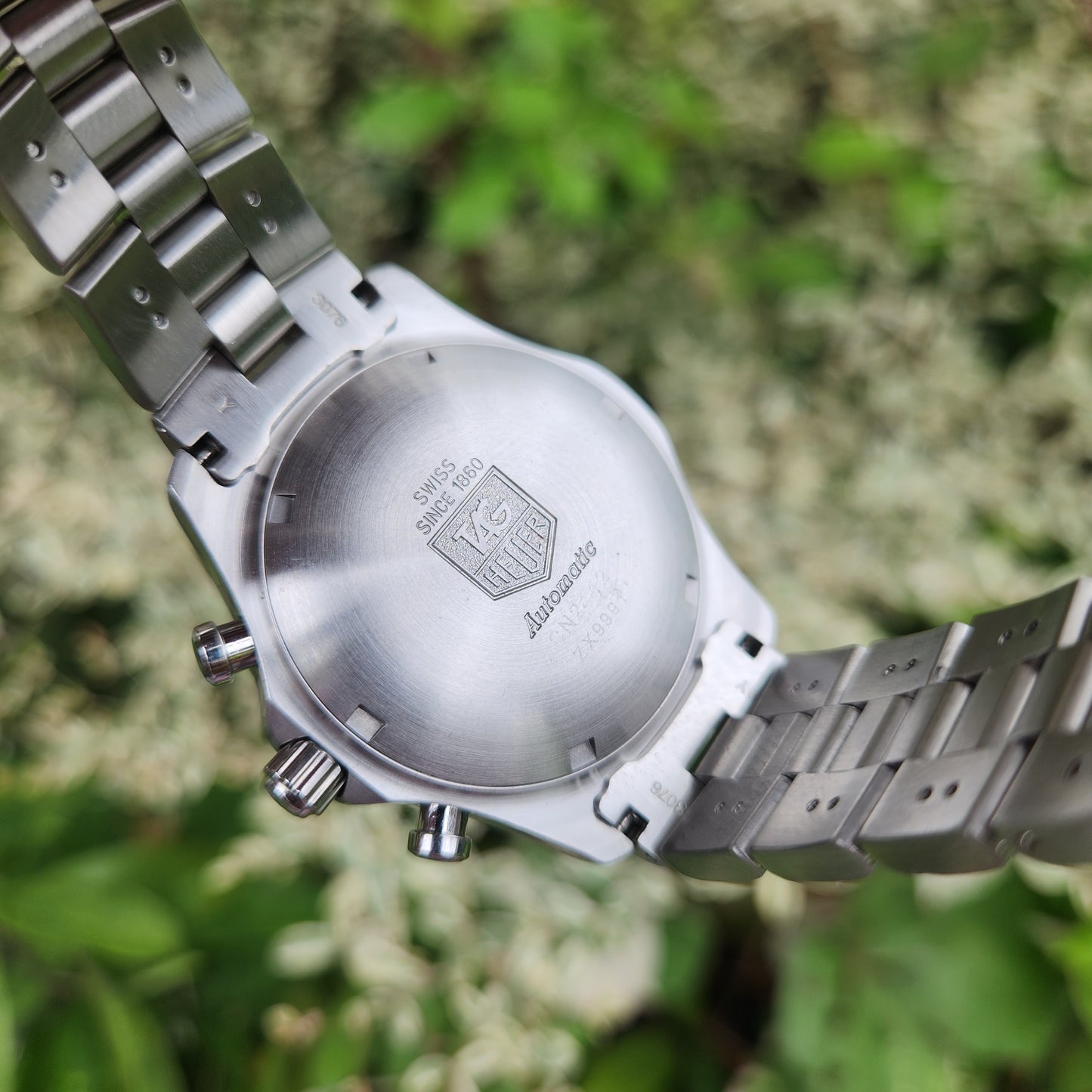 Tag Heuer Exclusive Chronograph Automatic Blue Waffle Dial 39mm