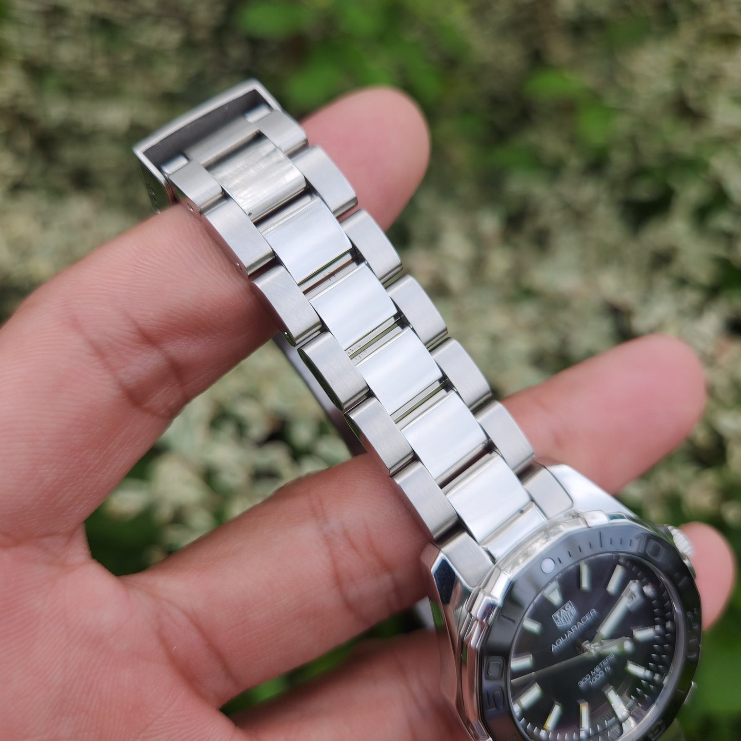 Tag Heuer Ladies Aquaracer Ceramic Bezel Black Mother of Pearl Dial 35mm