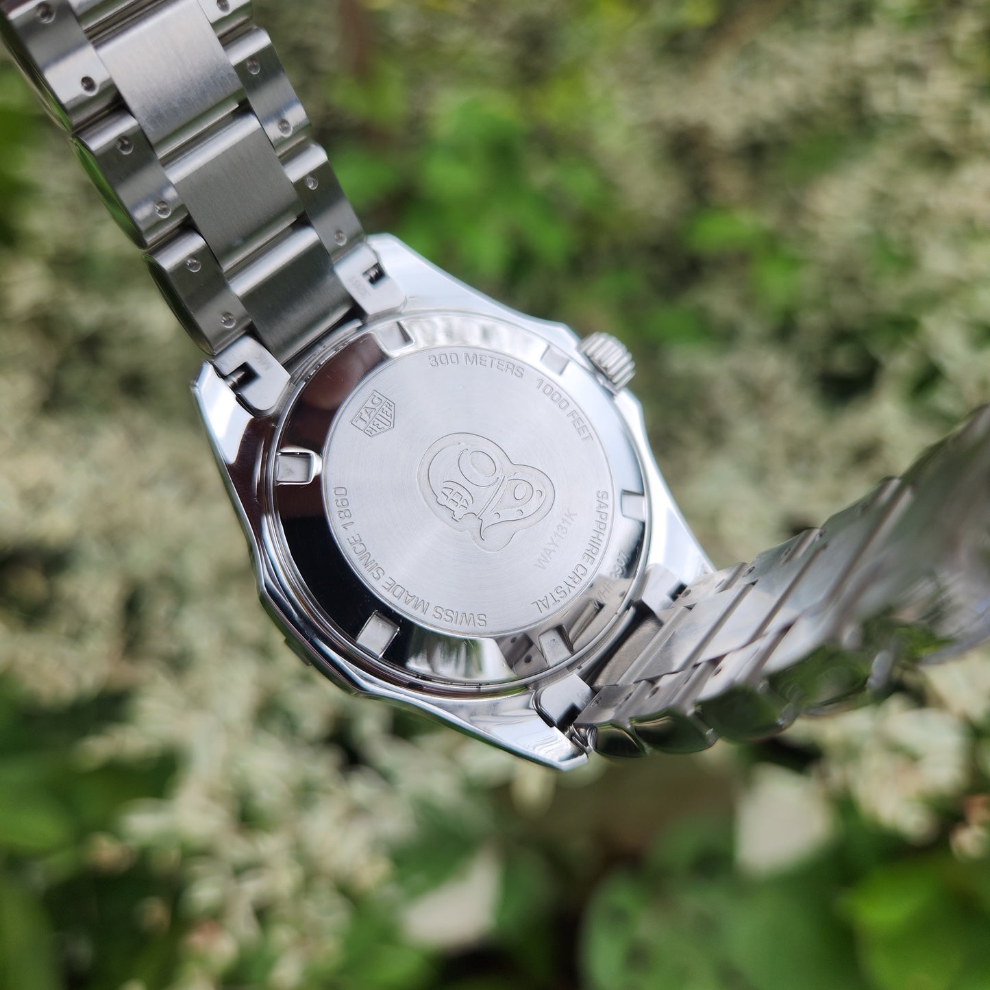 Tag Heuer Ladies Aquaracer Ceramic Bezel Black Mother of Pearl Dial 35mm