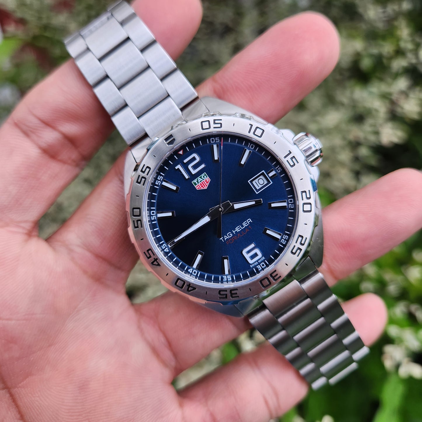 Tag Heuer F1 Sunburst Blue Dial 41mm