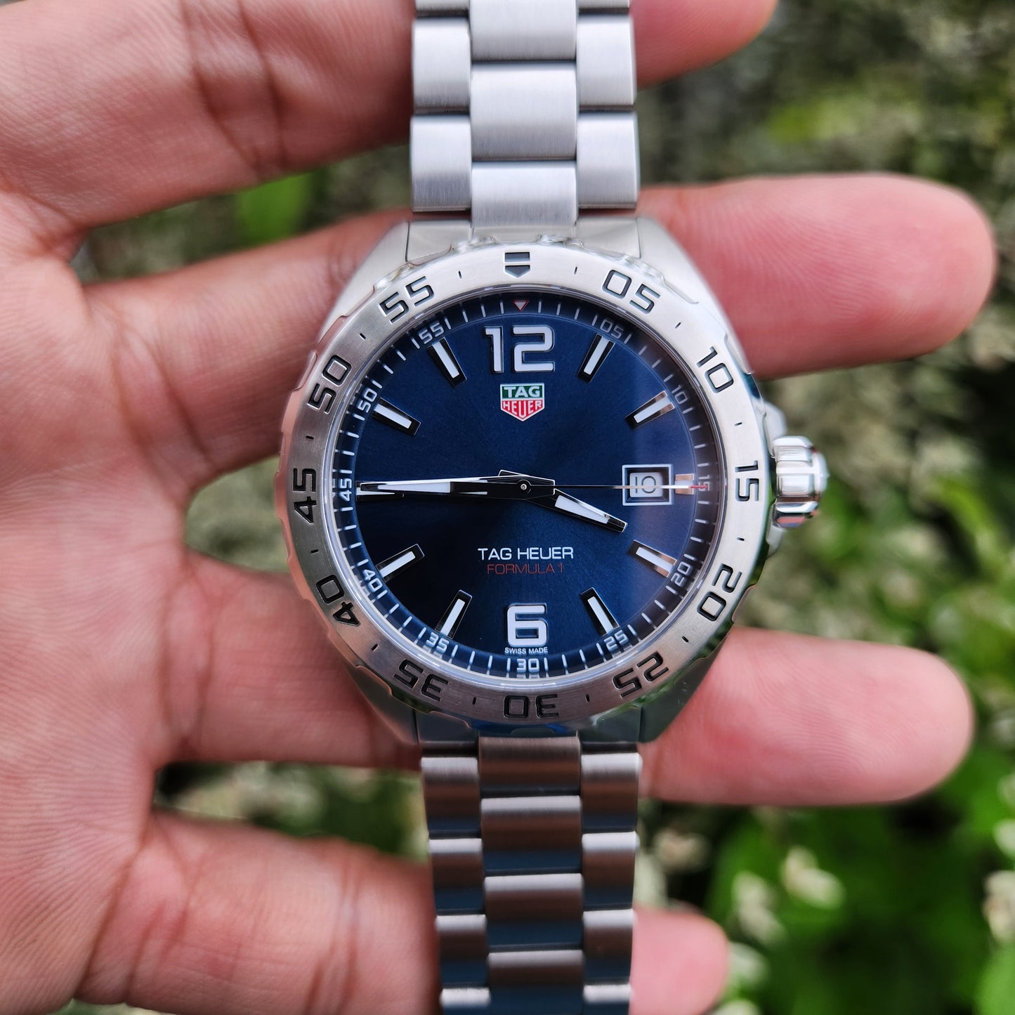 Tag Heuer F1 Sunburst Blue Dial 41mm