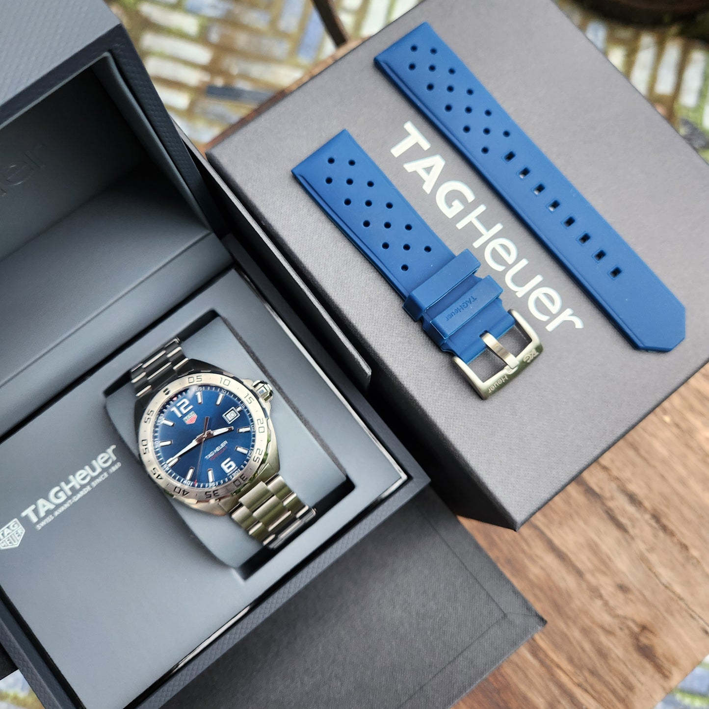Tag Heuer F1 Sunburst Blue Dial 41mm