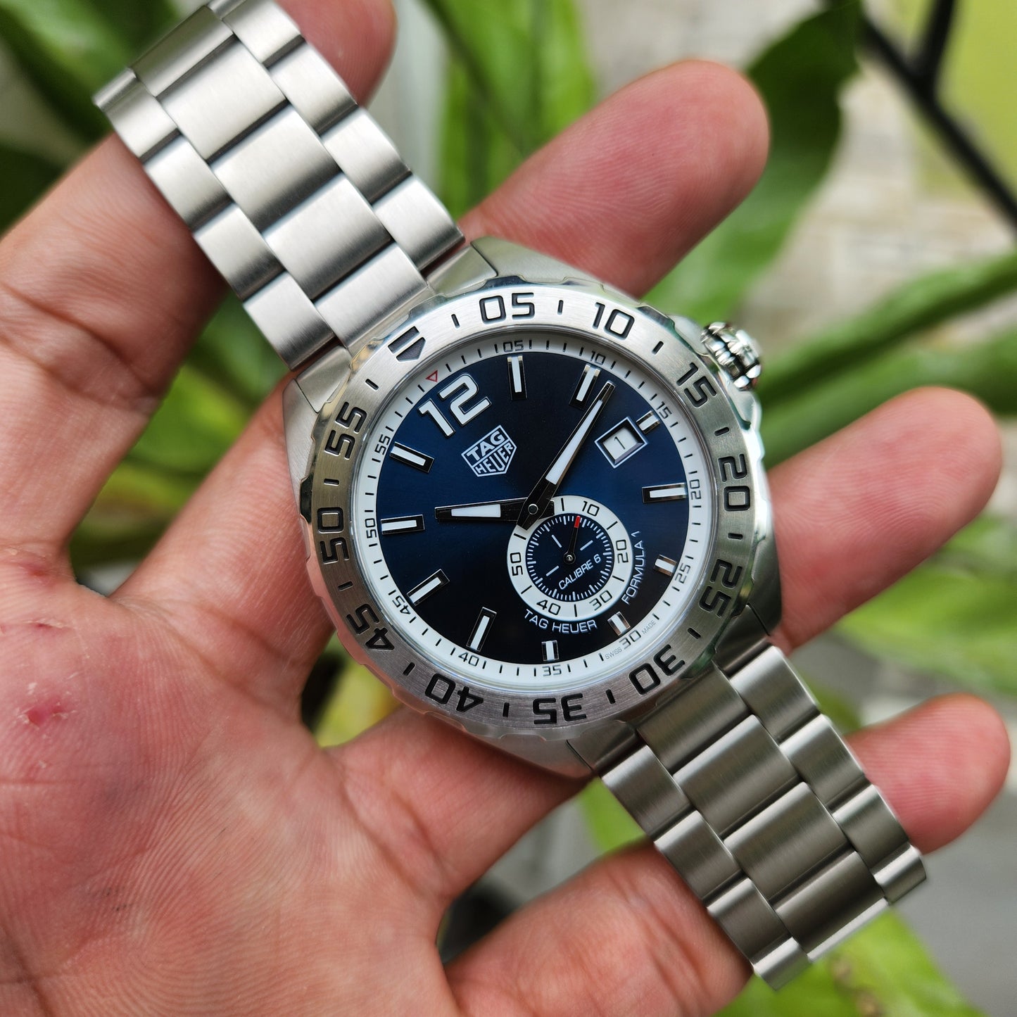 Tag Heuer F1 Calibre 6 Sunray Blue Dial 43mm