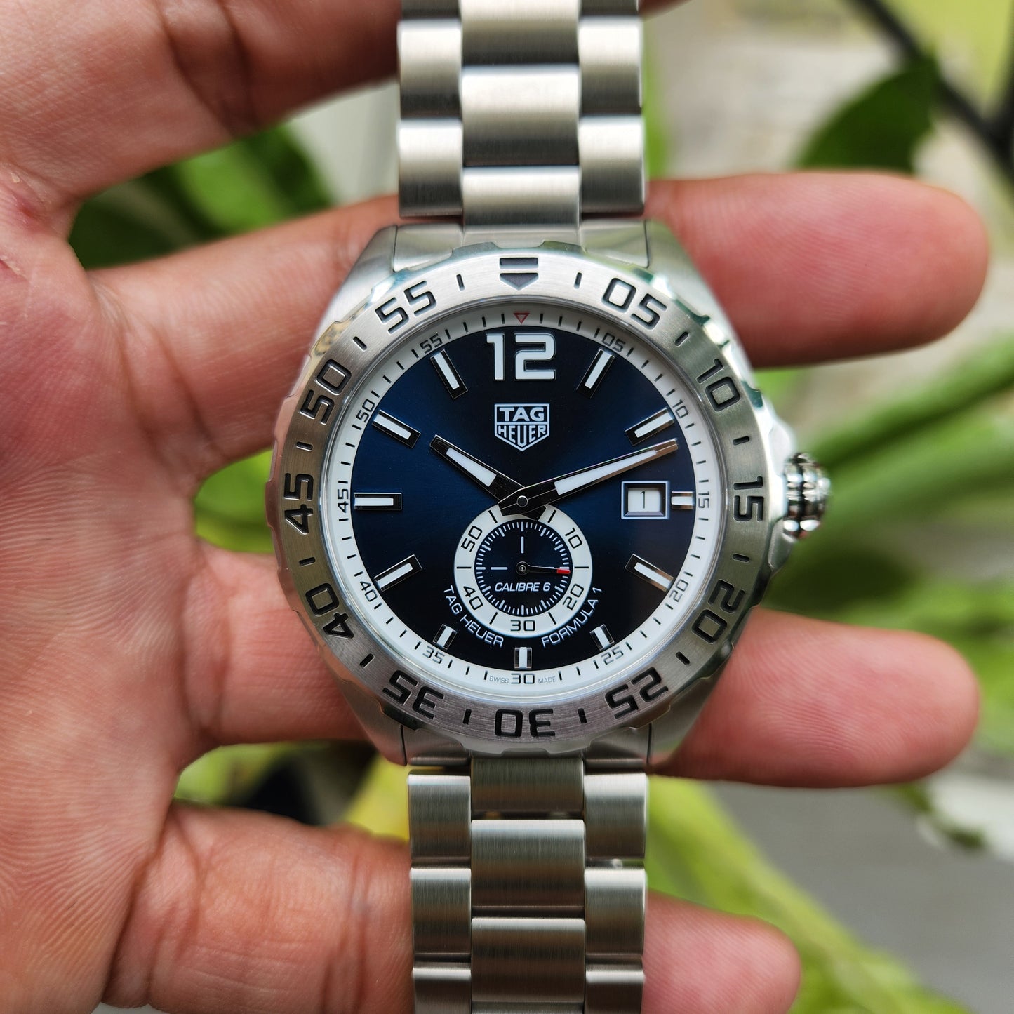 Tag Heuer F1 Calibre 6 Sunray Blue Dial 43mm
