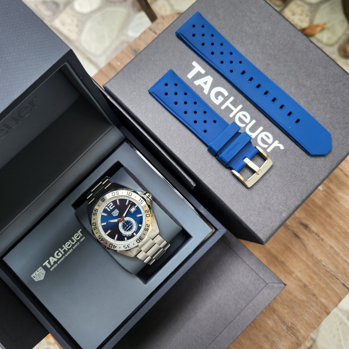 Tag Heuer F1 Calibre 6 Sunray Blue Dial 43mm