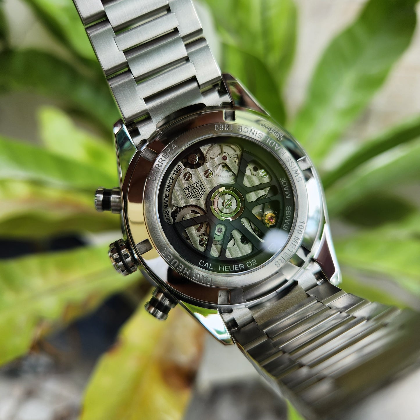 Tag Heuer Carrera Chronograph Heuer 02 Ceramic Bezel in Blue Dial 44mm - Complete Set Model/Ref:CBN2A1A (2023 model)