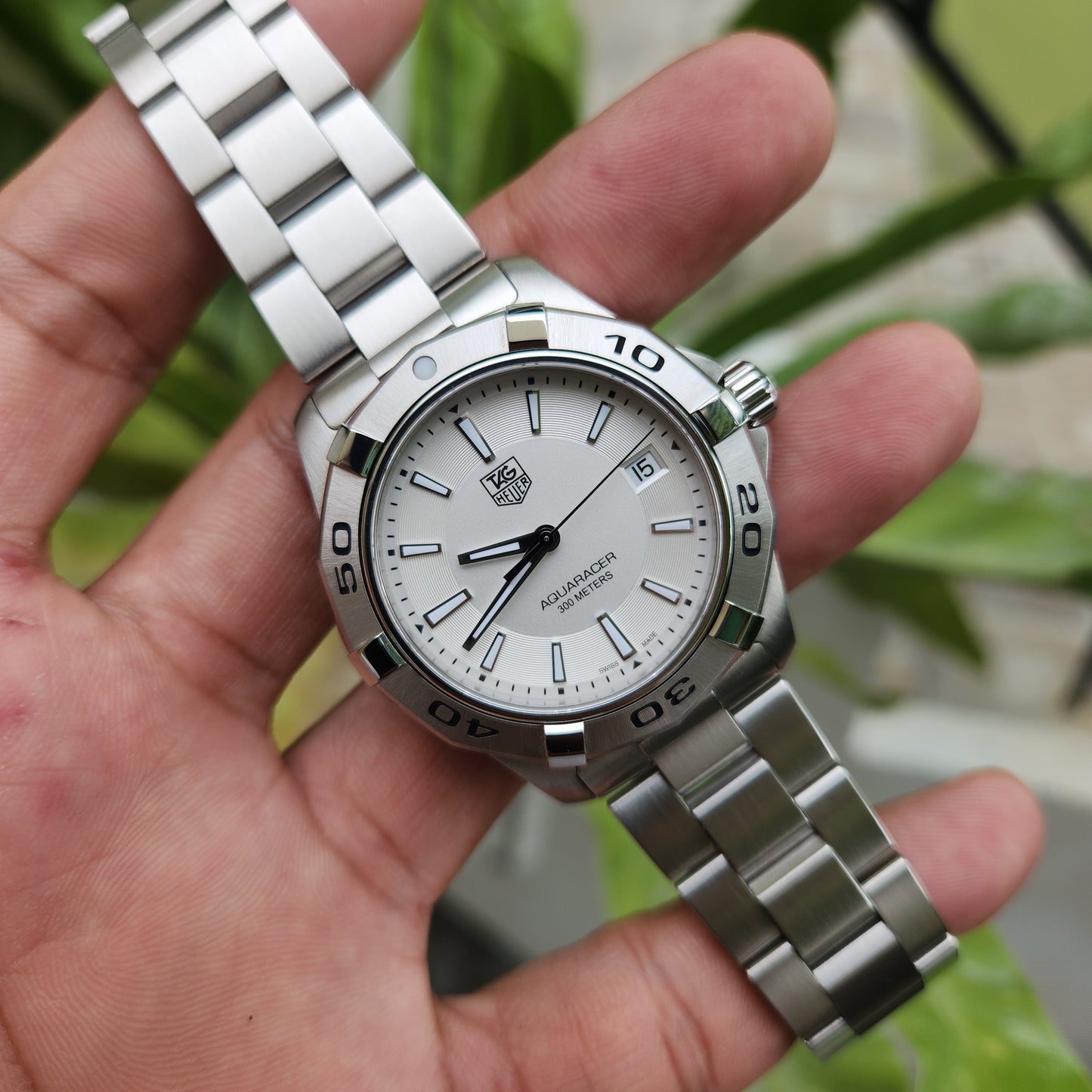 Tag Heuer Aquaracer Silver Dial 39mm