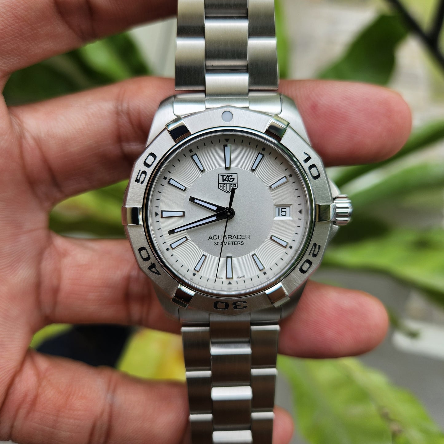 Tag Heuer Aquaracer Silver Dial 39mm