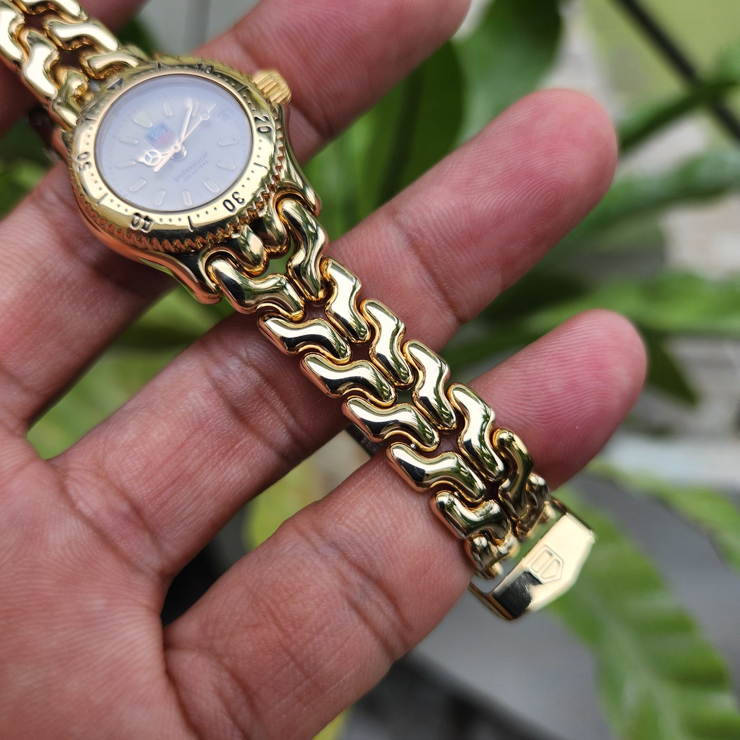 Tag Heuer Ladies S/EL Professional Gold Tone 28mm - Ivory Dial