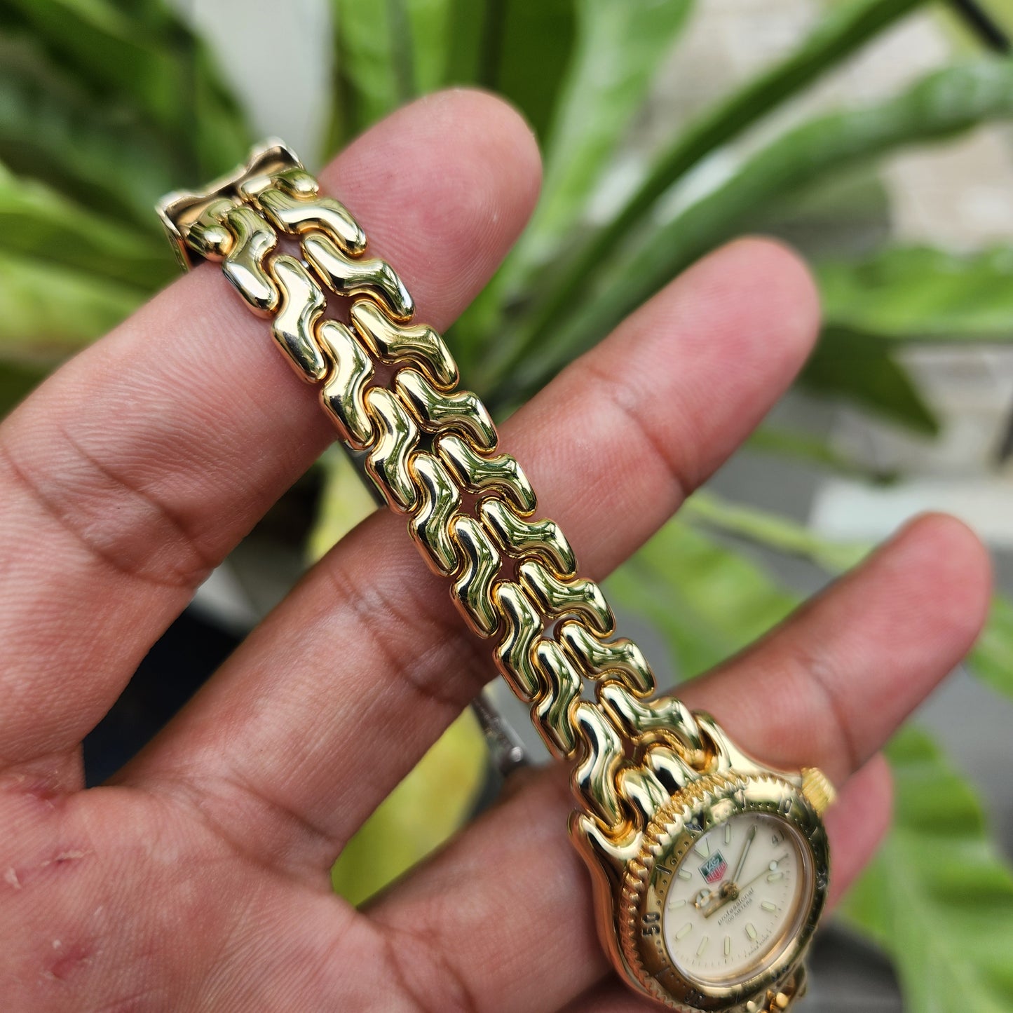 Tag Heuer Ladies S/EL Professional Gold Tone 28mm - Ivory Dial
