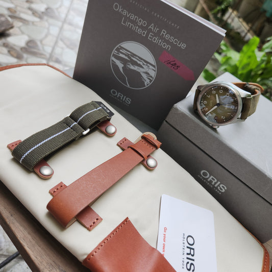 Oris Big Crown ProPilot Okavango Air Rescue Limited Edition in Green Fume Dial 41mm - Complete Set (Brand New)